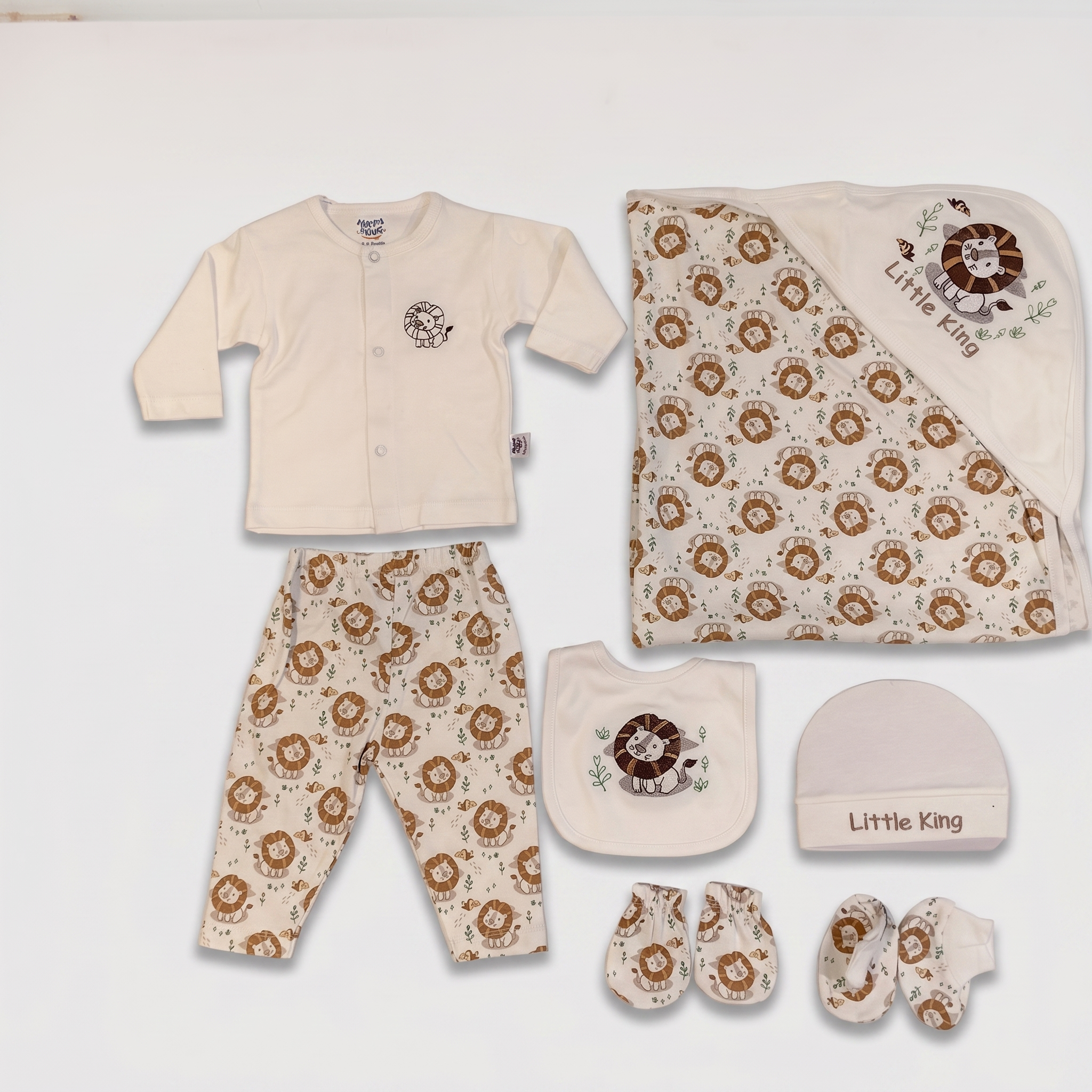 Little King 11-Piece Newborn Baby Gift Set