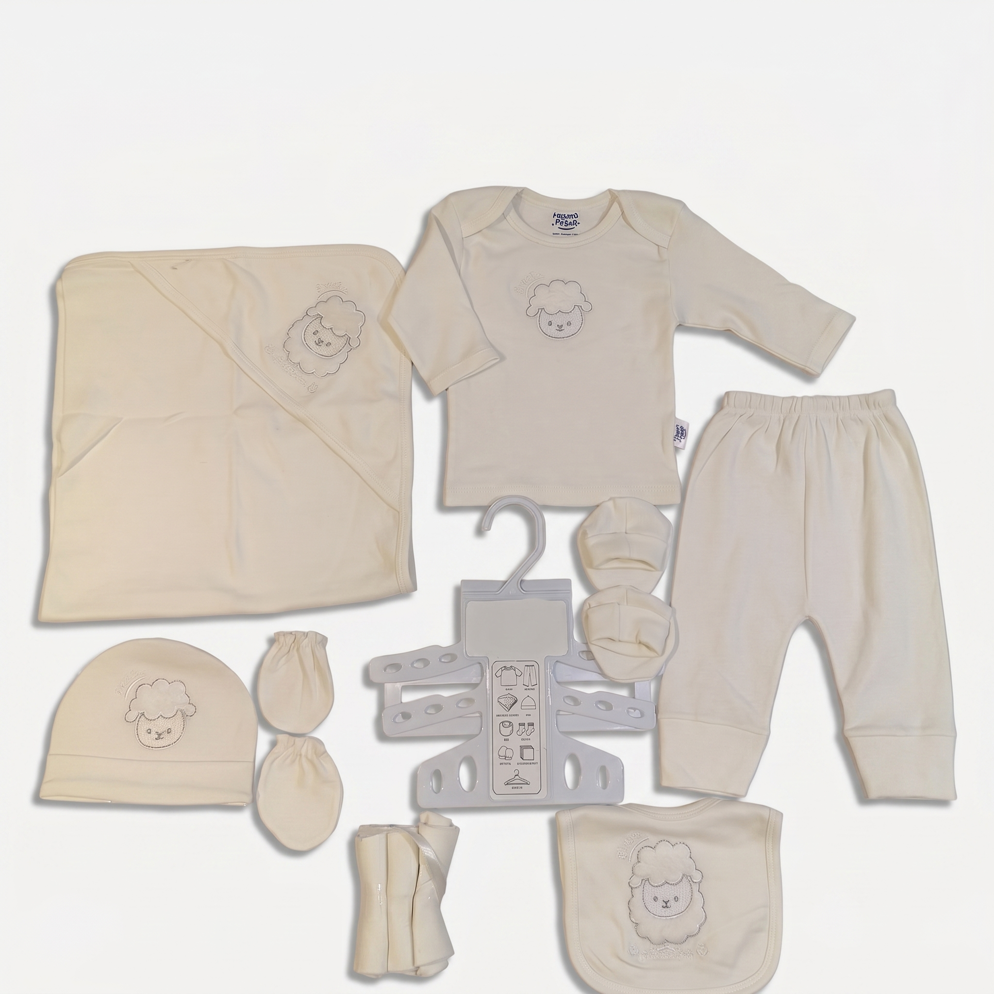 Sweet Lamb 11-Piece Newborn Baby Starter Set