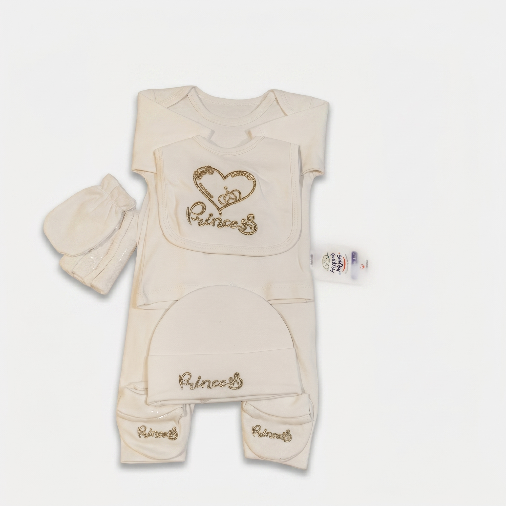 Princess Newborn Gift Set – 8 Piece Baby Essentials Kit
