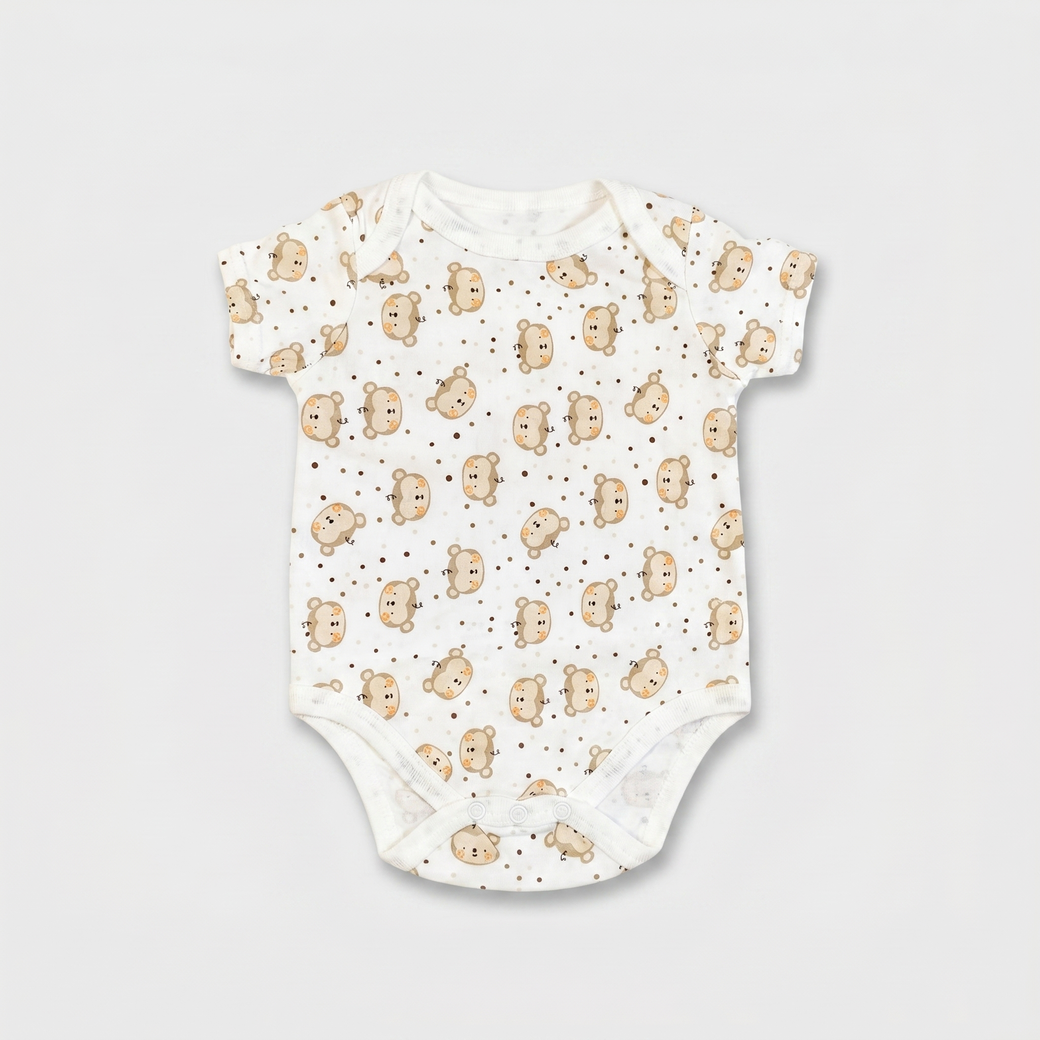 Cuddly Bear Baby Bodysuit & Bib Set