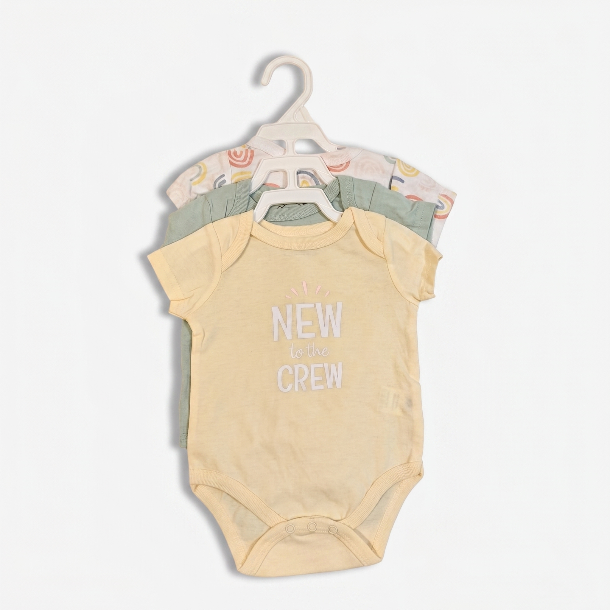 Pastel Dreams 3-Pack Baby Bodysuit Set