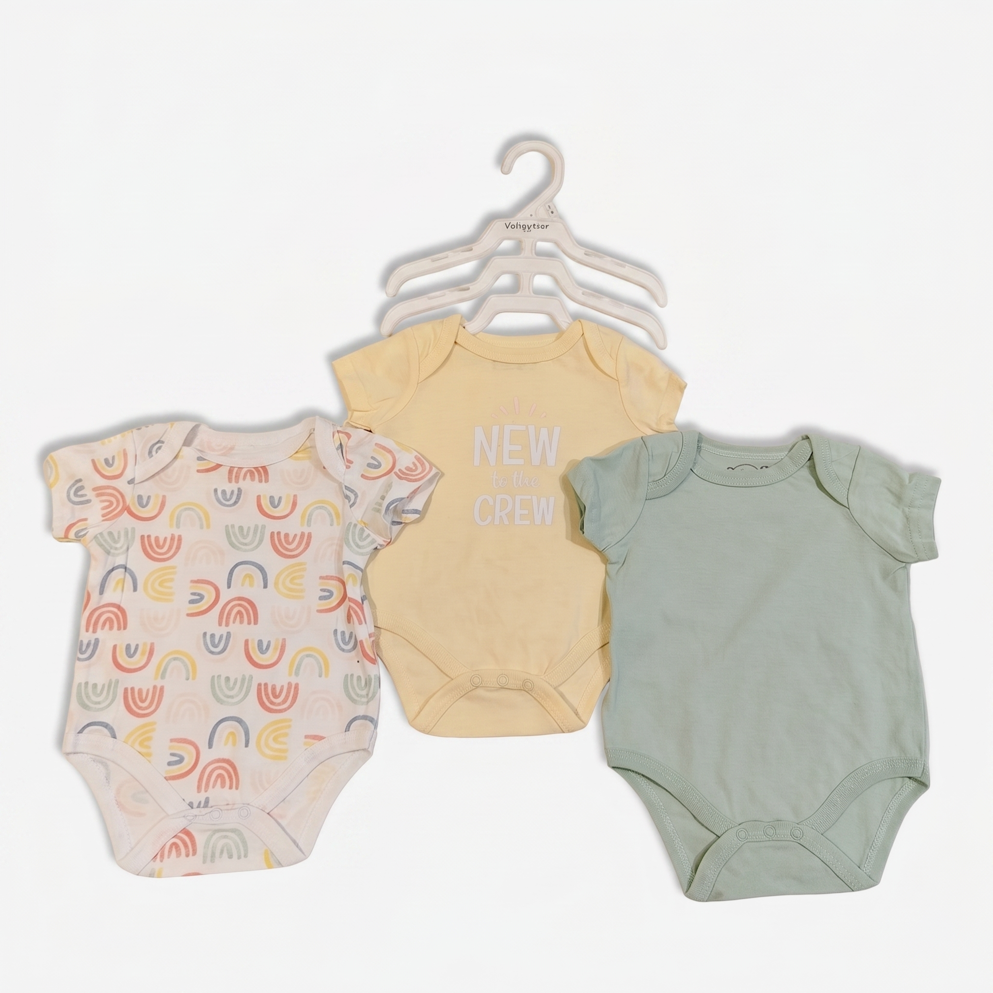 Pastel Dreams 3-Pack Baby Bodysuit Set