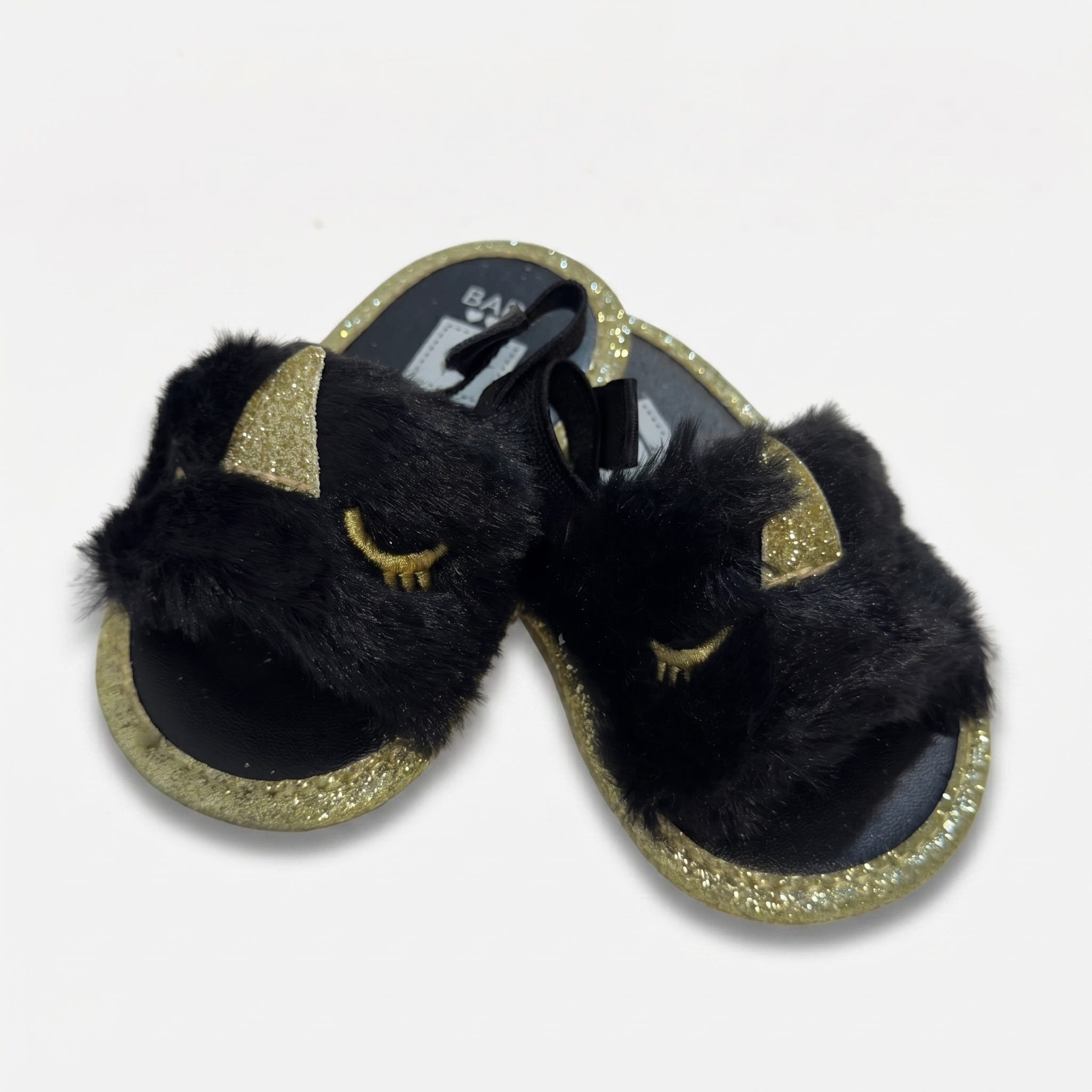 Girls Faux Fur Slides