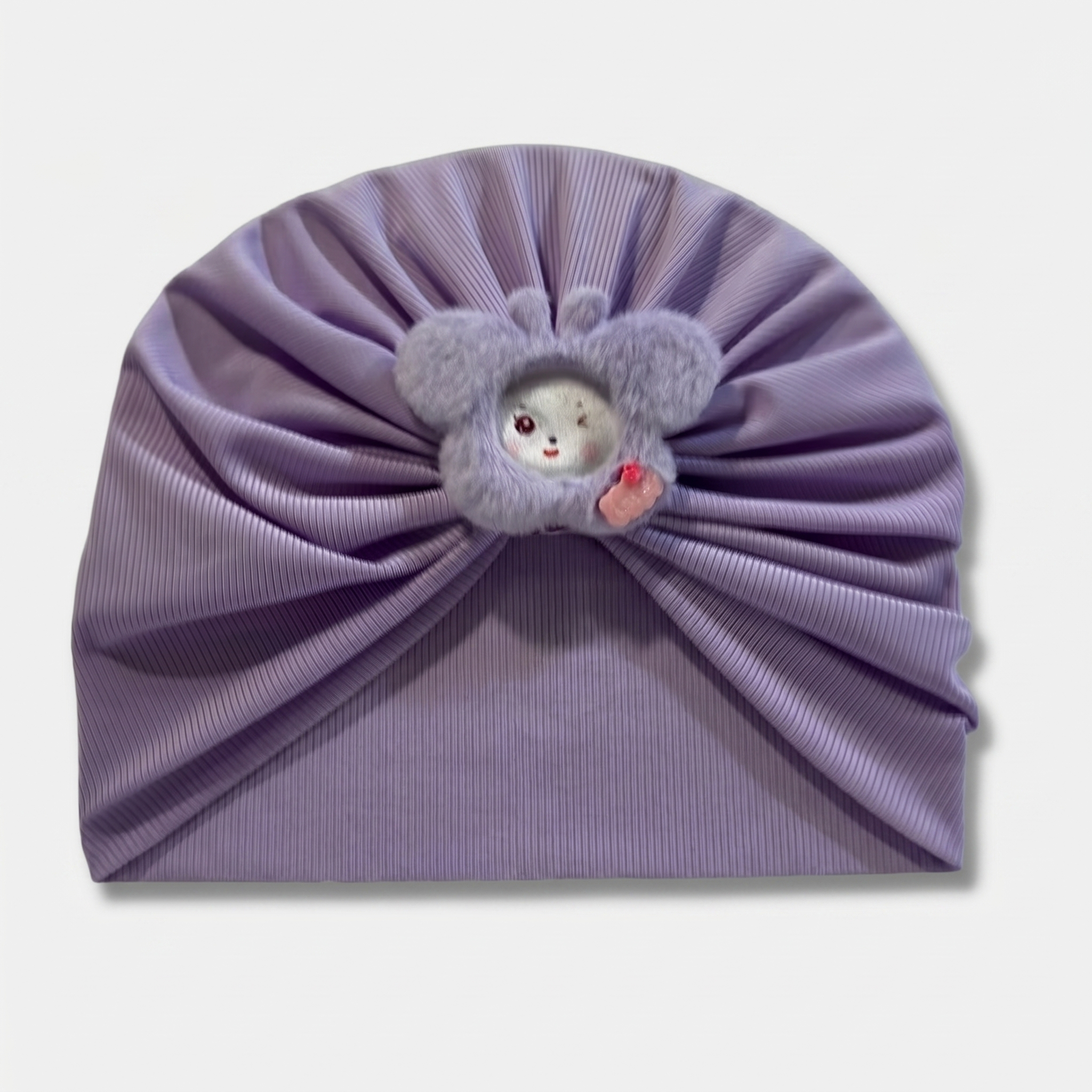 Teddy Charm Baby Turban Cap – Multiple Colors