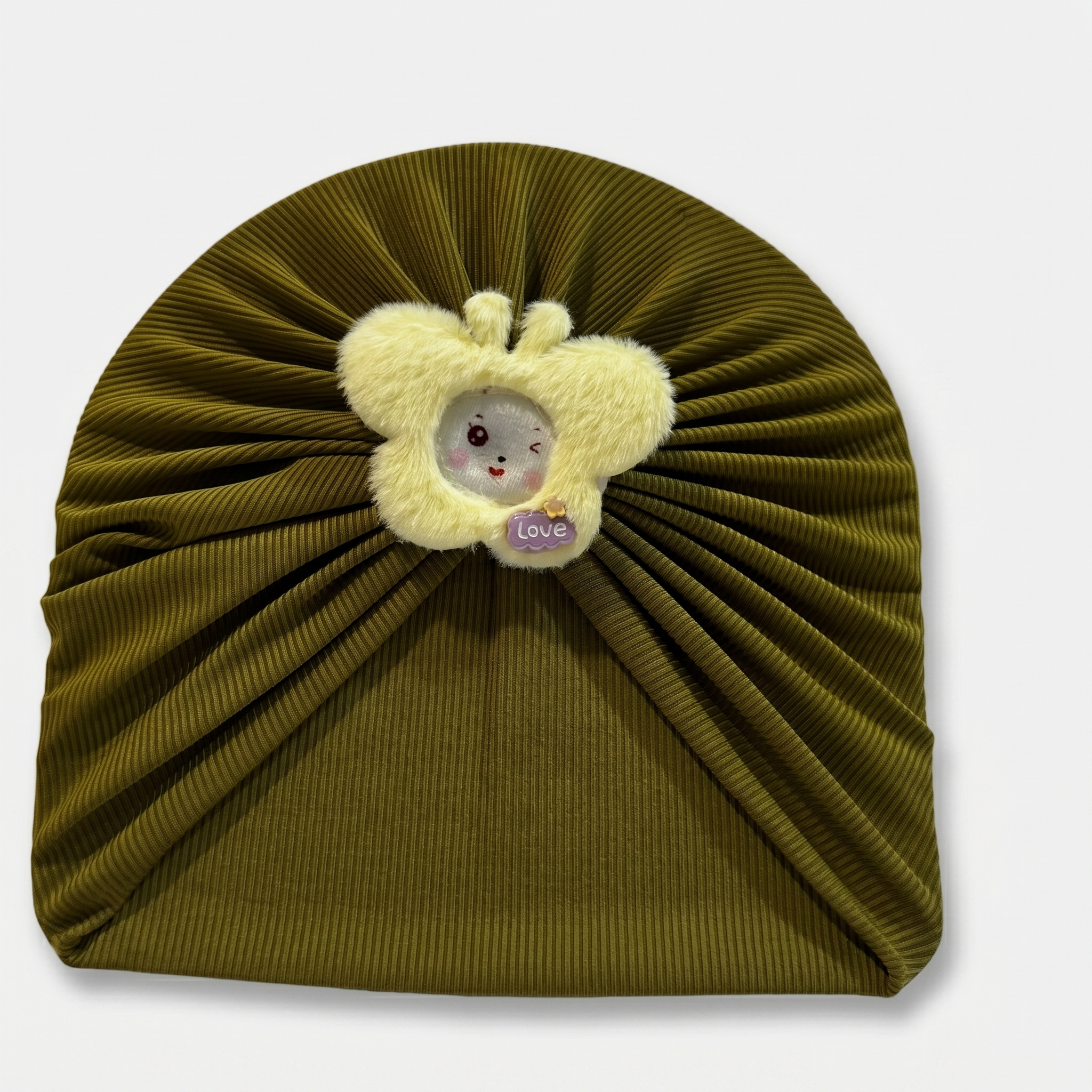 Teddy Charm Baby Turban Cap – Multiple Colors