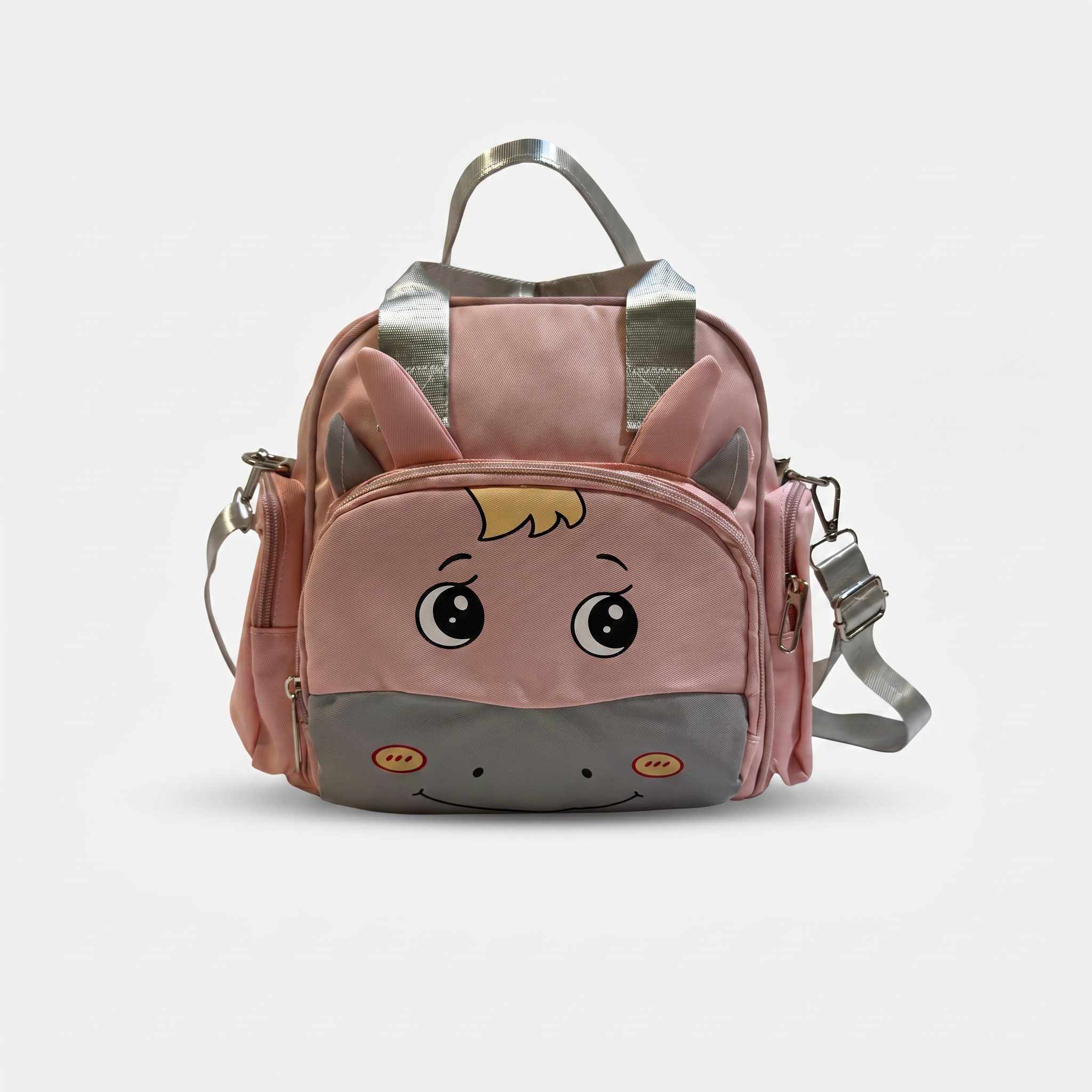 Cute Pony Baby Diaper Bag – Pink
