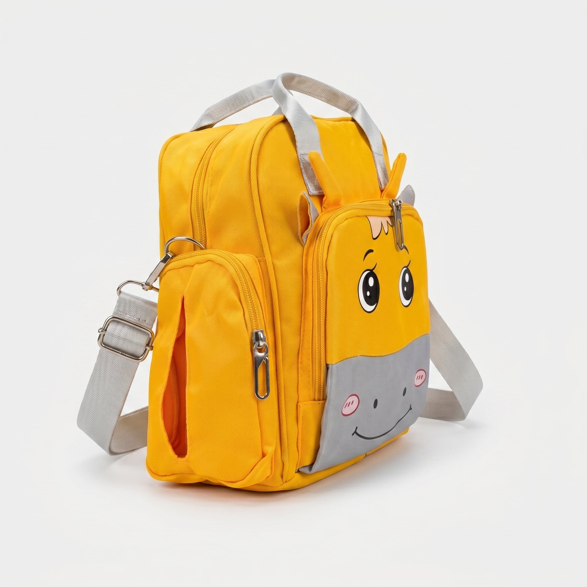 Cute Pony Baby Diaper Bag – Yellow