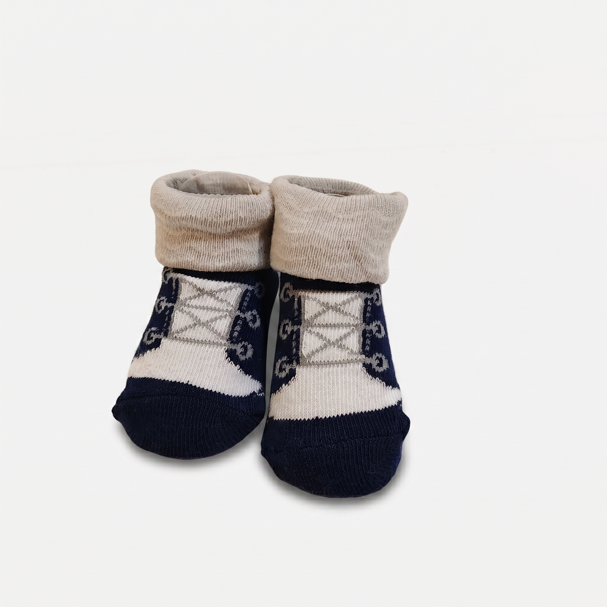 3-Pair Baby Boy Cotton Socks Set – Soft Non-Slip Infant Socks