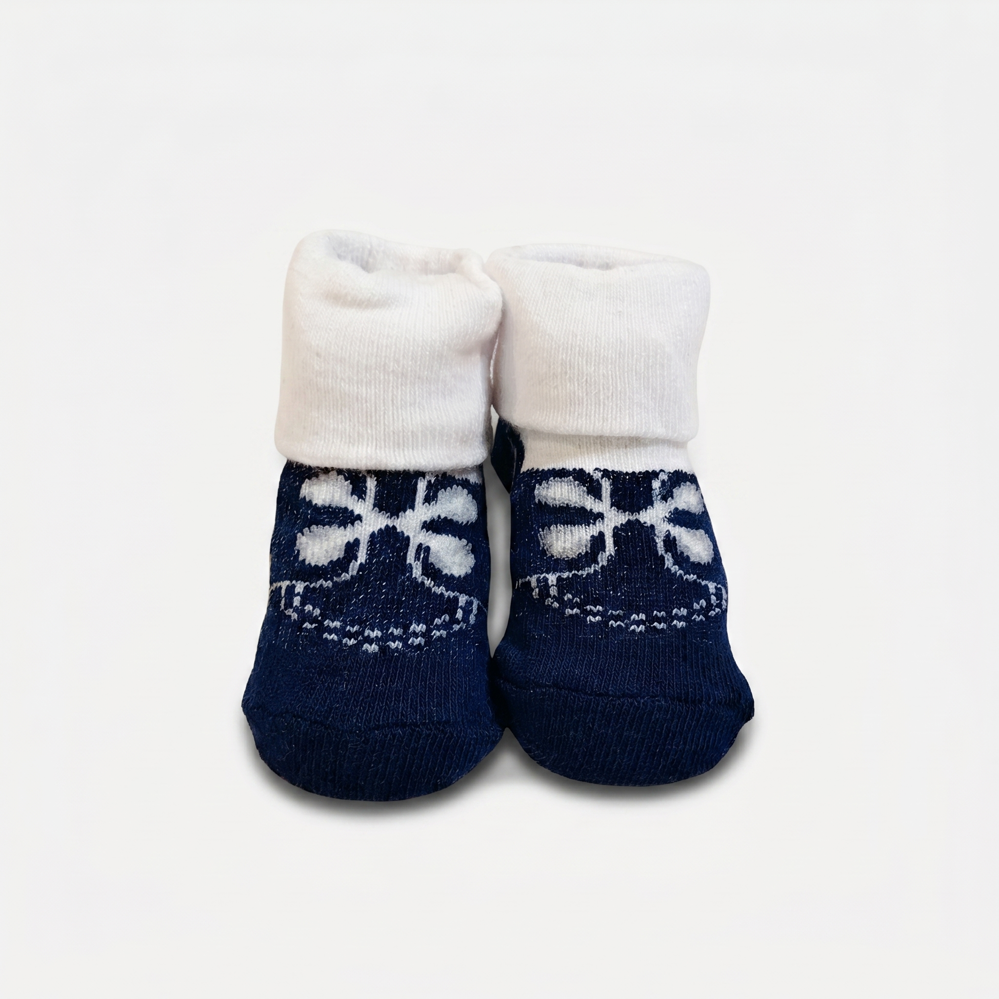 3-Pair Nautical Baby Socks Set – Soft Cotton Infant Socks