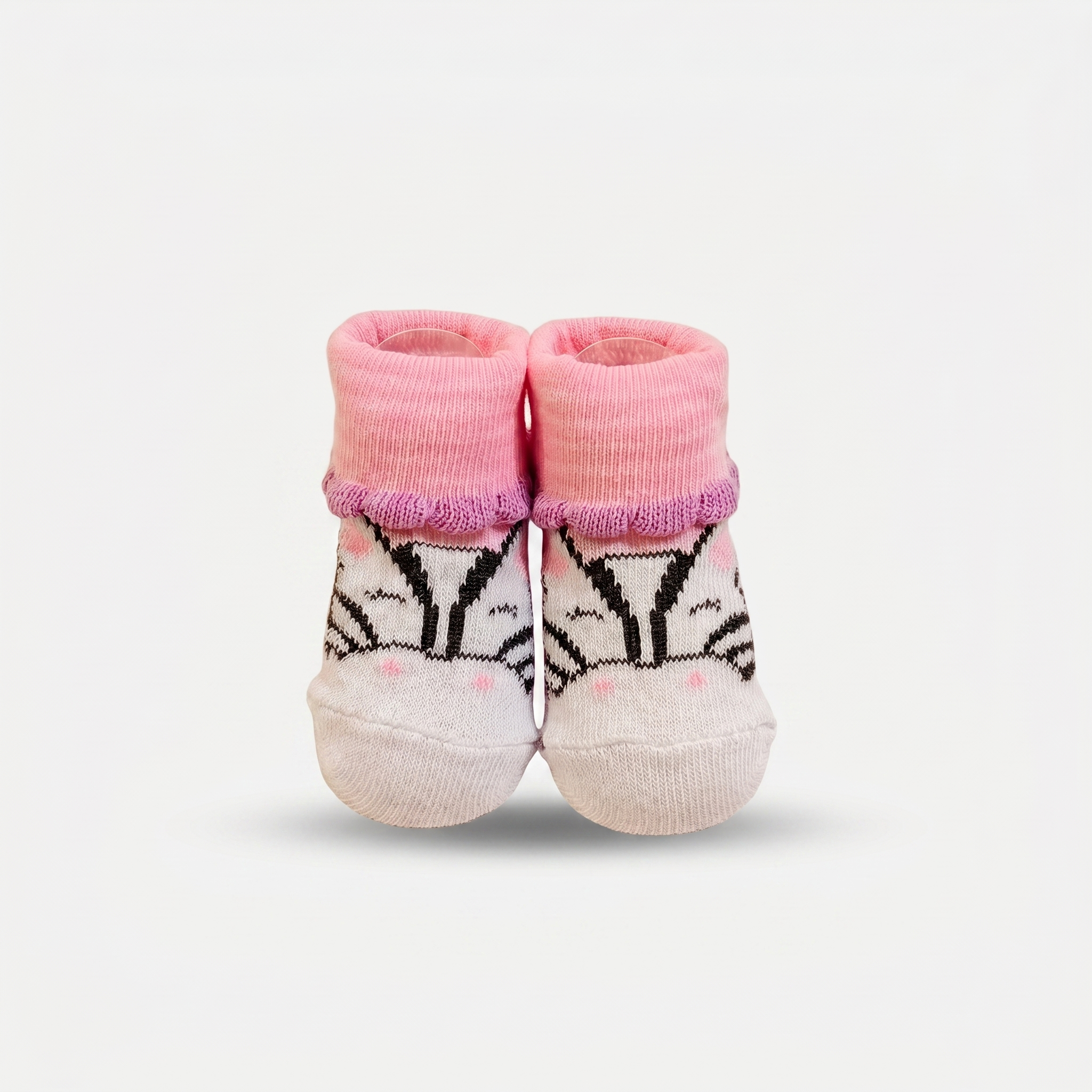 3-Pair Baby Girl Cotton Socks Set – Soft & Cozy Infant Socks
