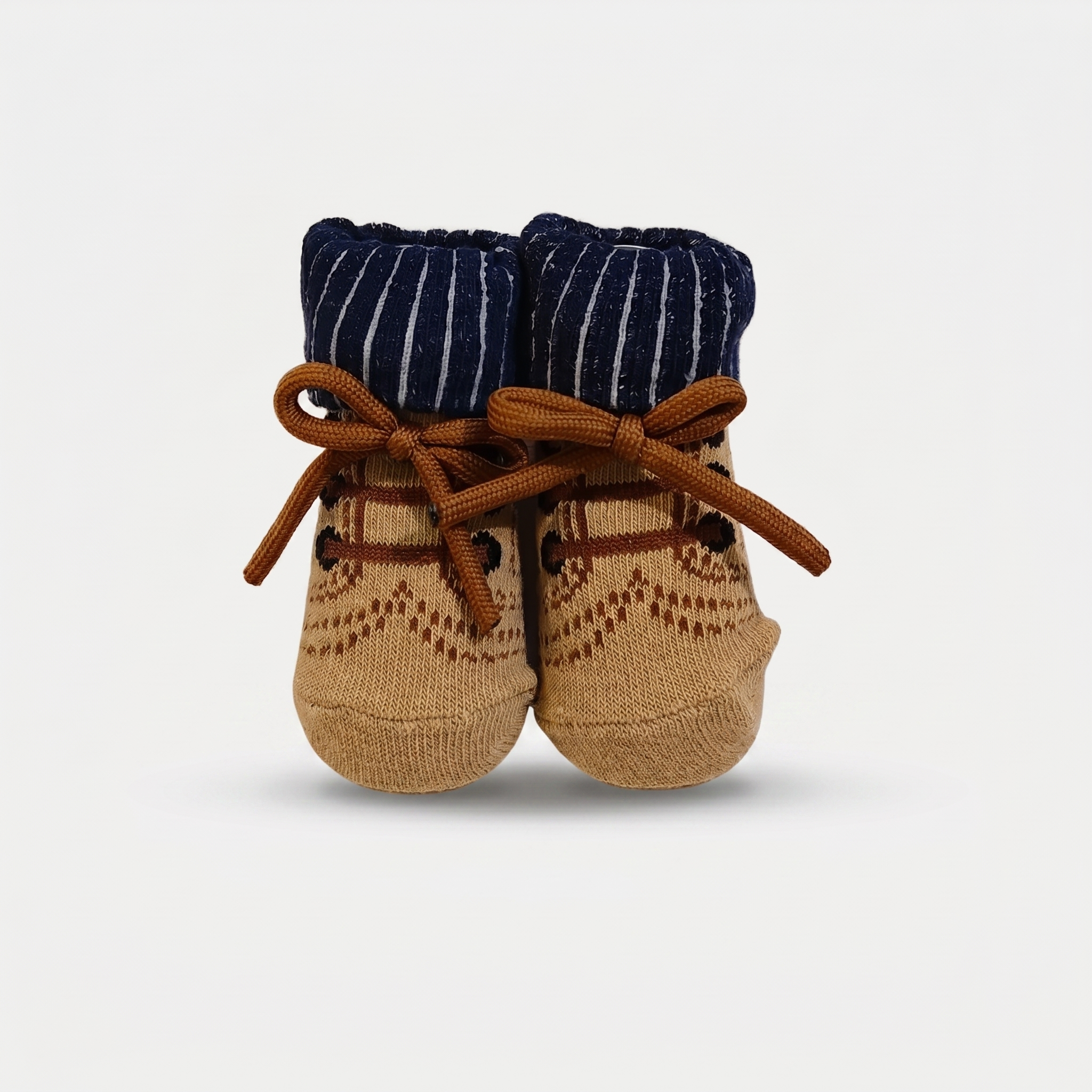 3-Pair Baby Striped Socks Set – Soft Cotton Non-Slip Infant Socks