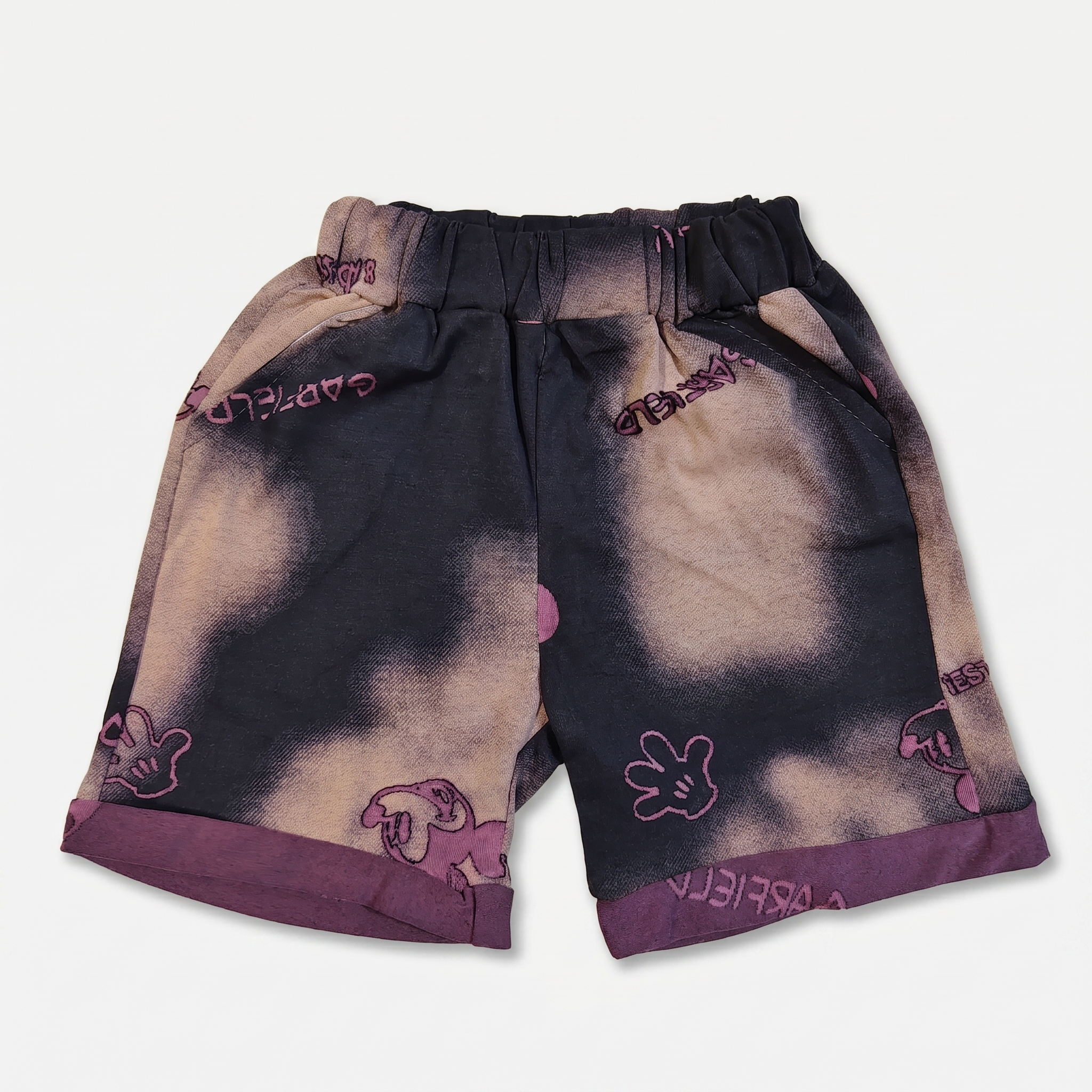 2-Piece Mickey Inspired Tie-Dye Summer Set with Pendant