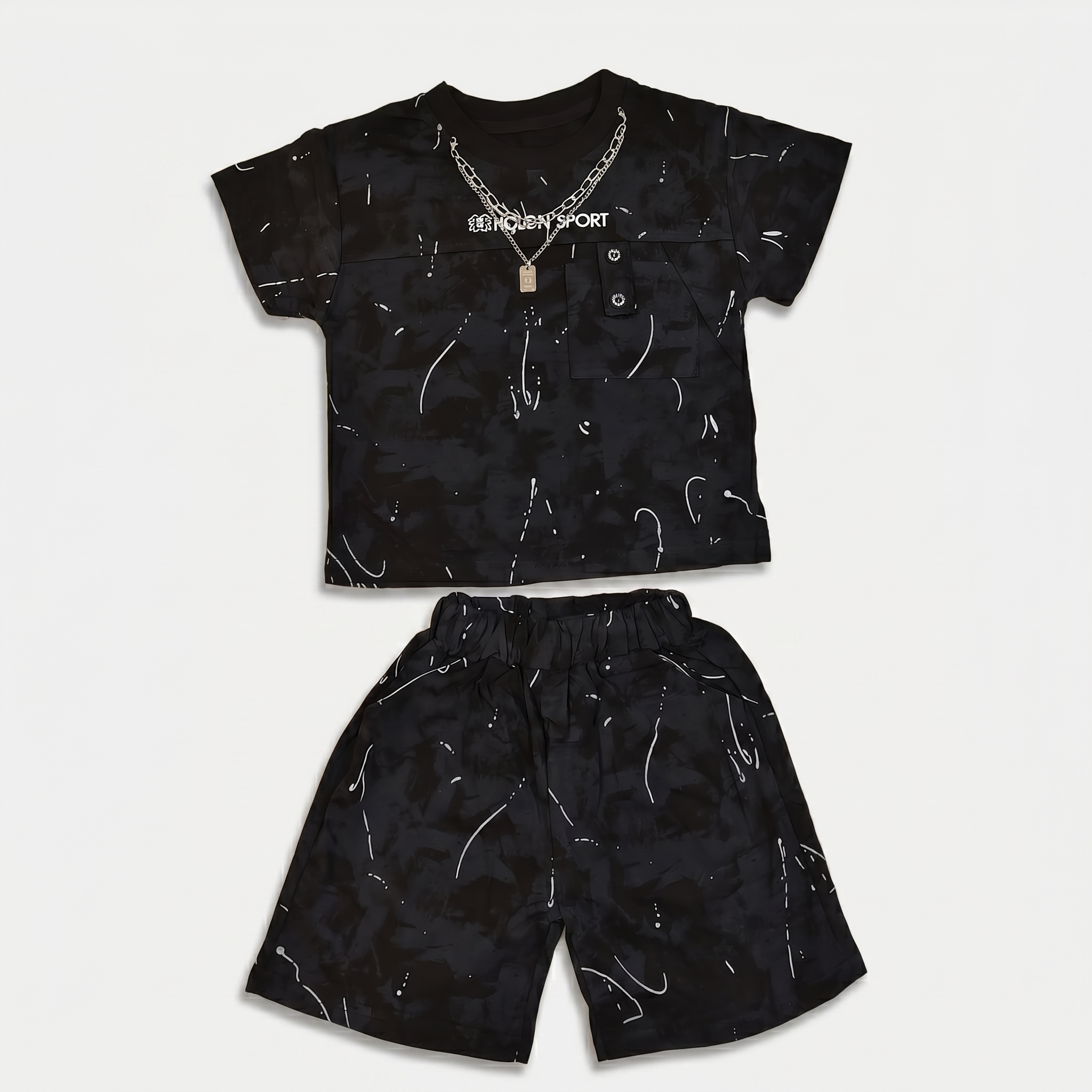 Galaxy Splash 2-Piece Boys Summer Set