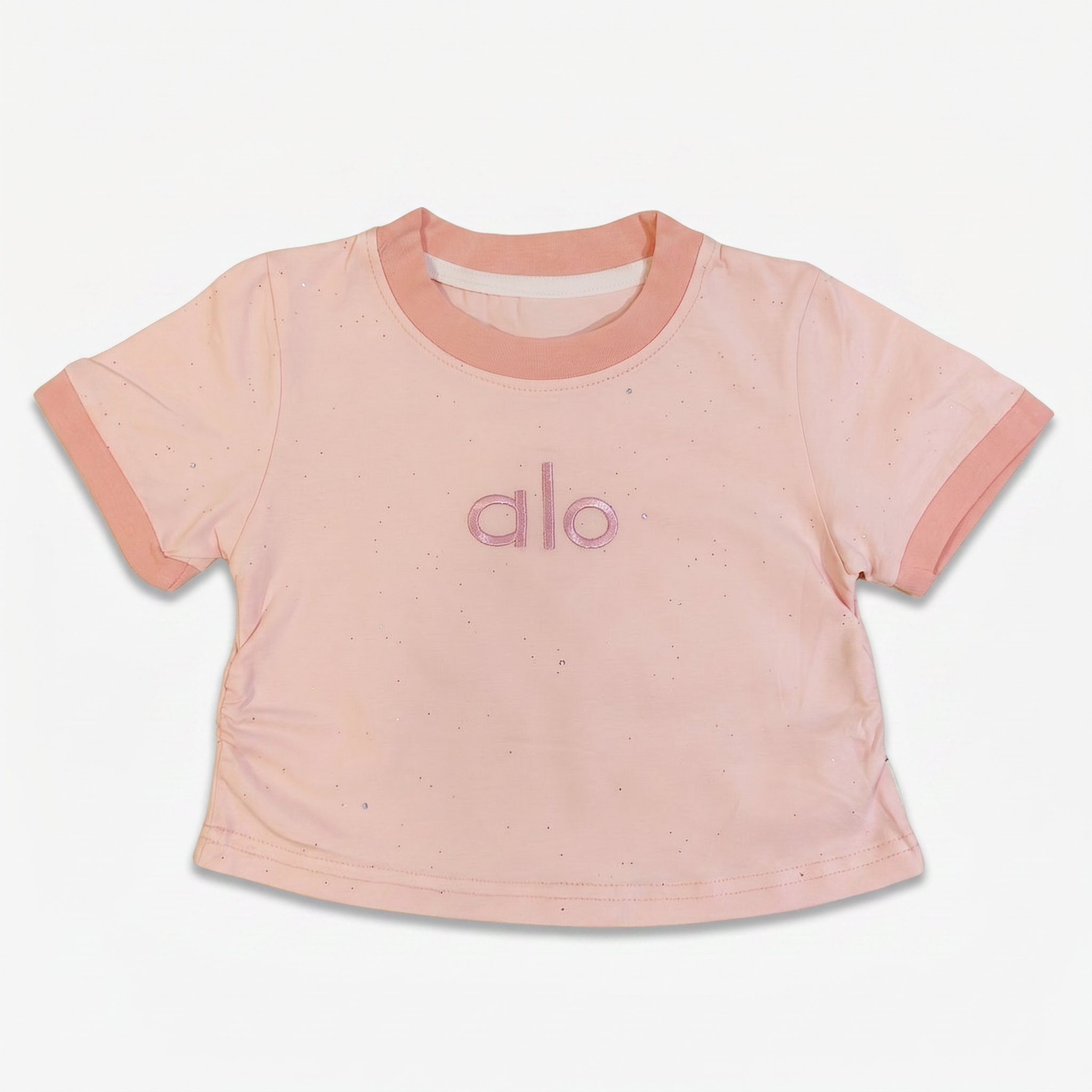 Alo Blossom 2-Piece Girls Co-Ord Set – Peach Pink