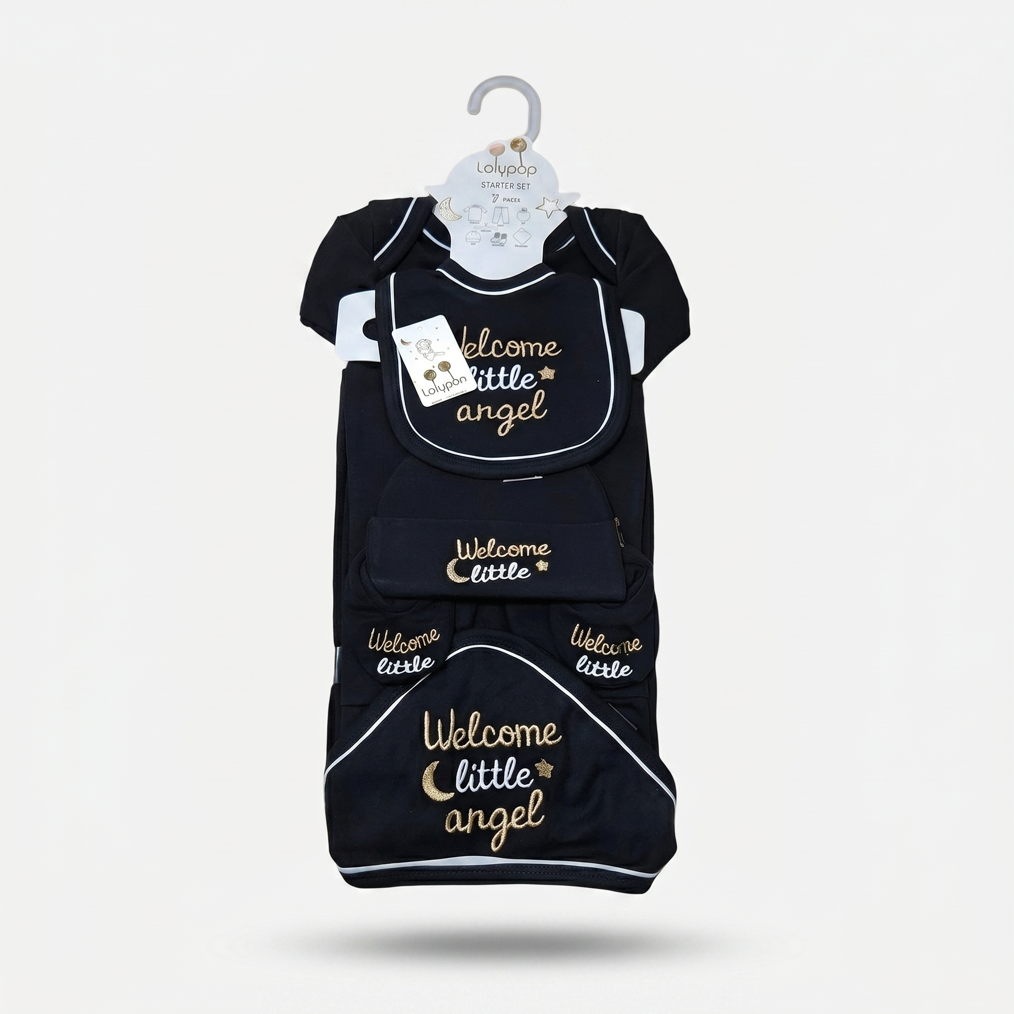 Welcome Little Angel 7-Piece Newborn Starter Gift Set