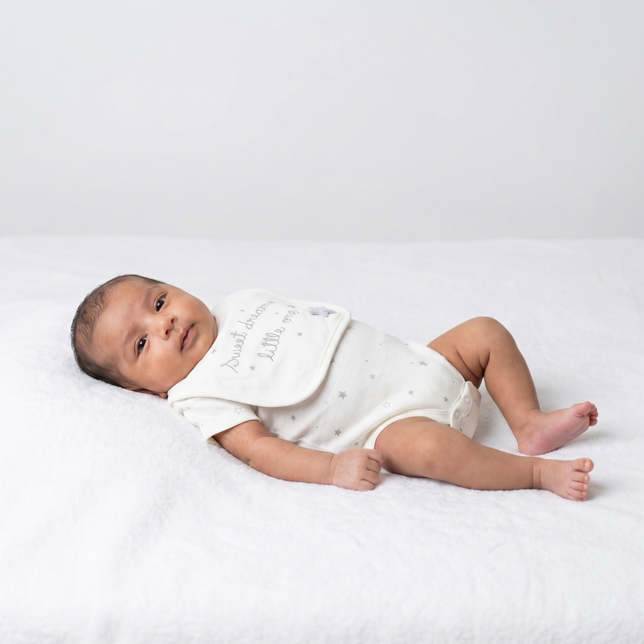 Sweet Dreams Baby Bodysuit & Bib Set