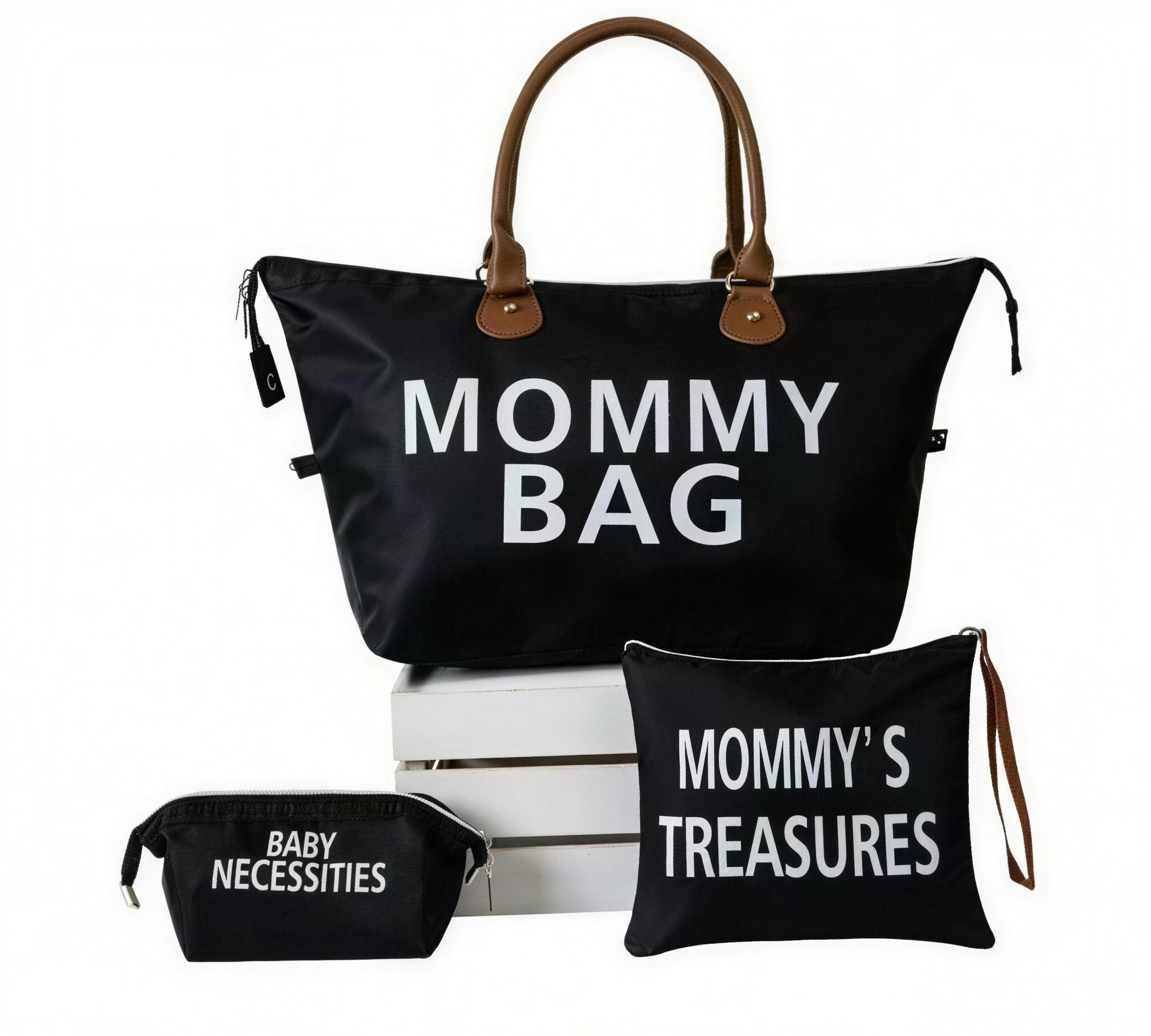 Mommy Essentials 3-Piece Diaper Bag Set