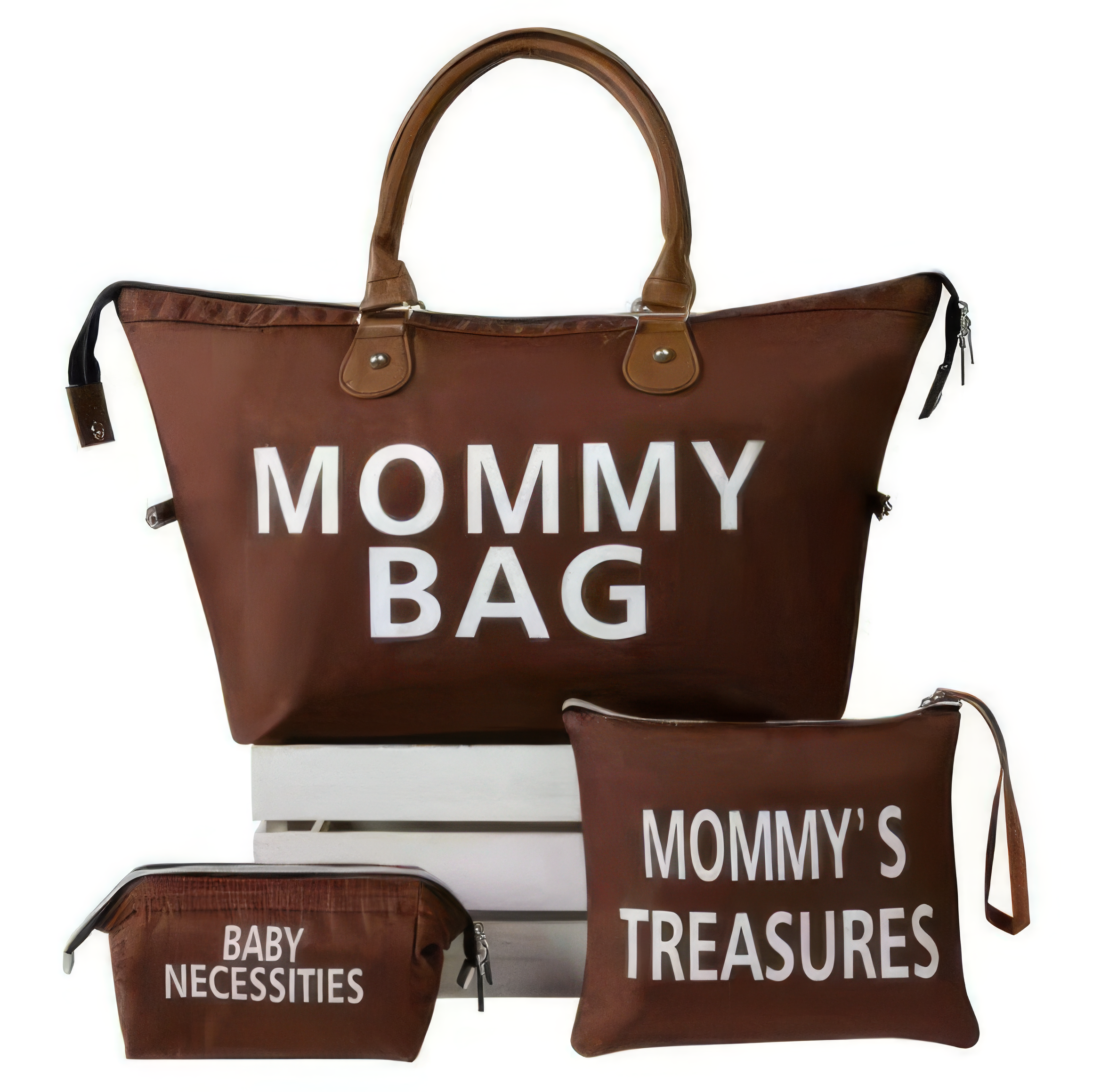 Mommy Essentials 3-Piece Diaper Bag Set