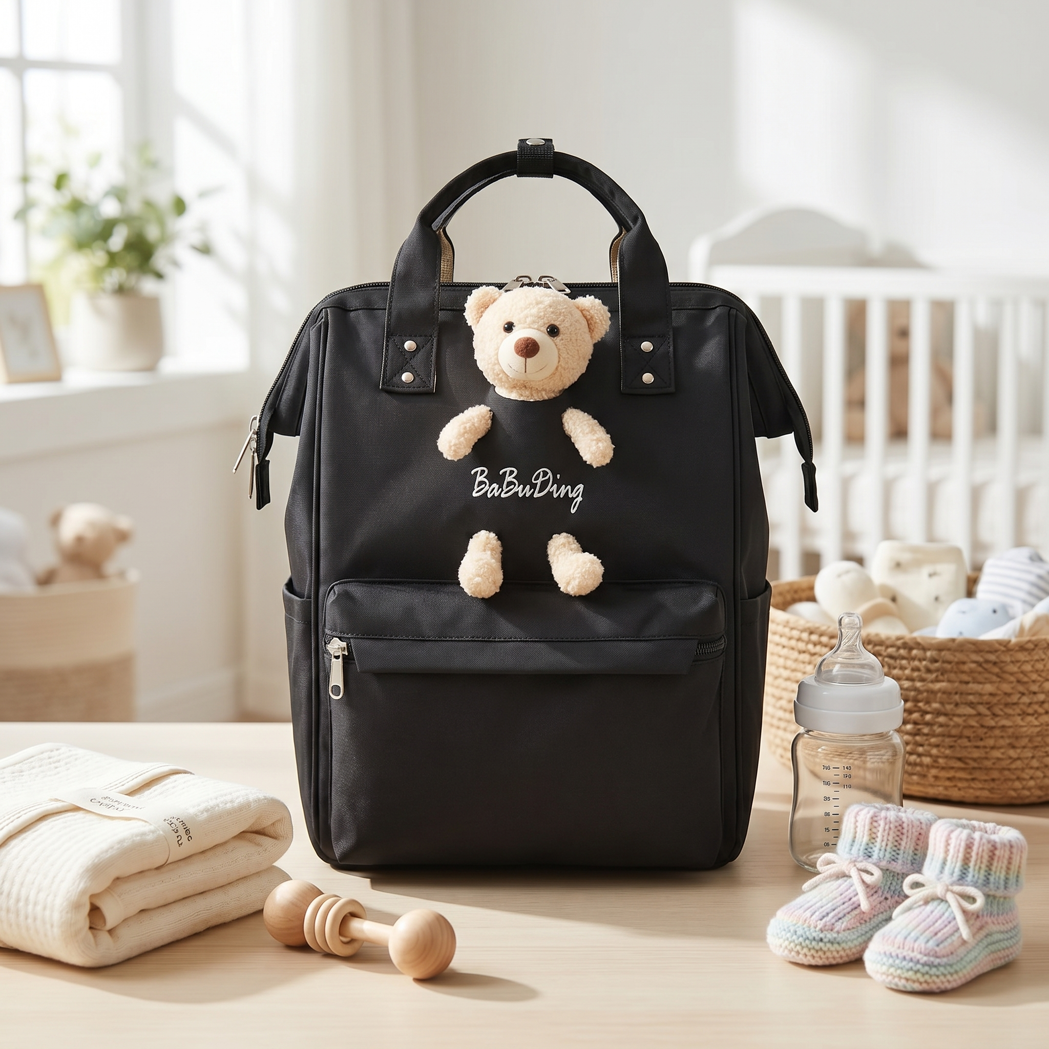 Teddy Bear Premium Diaper Backpack