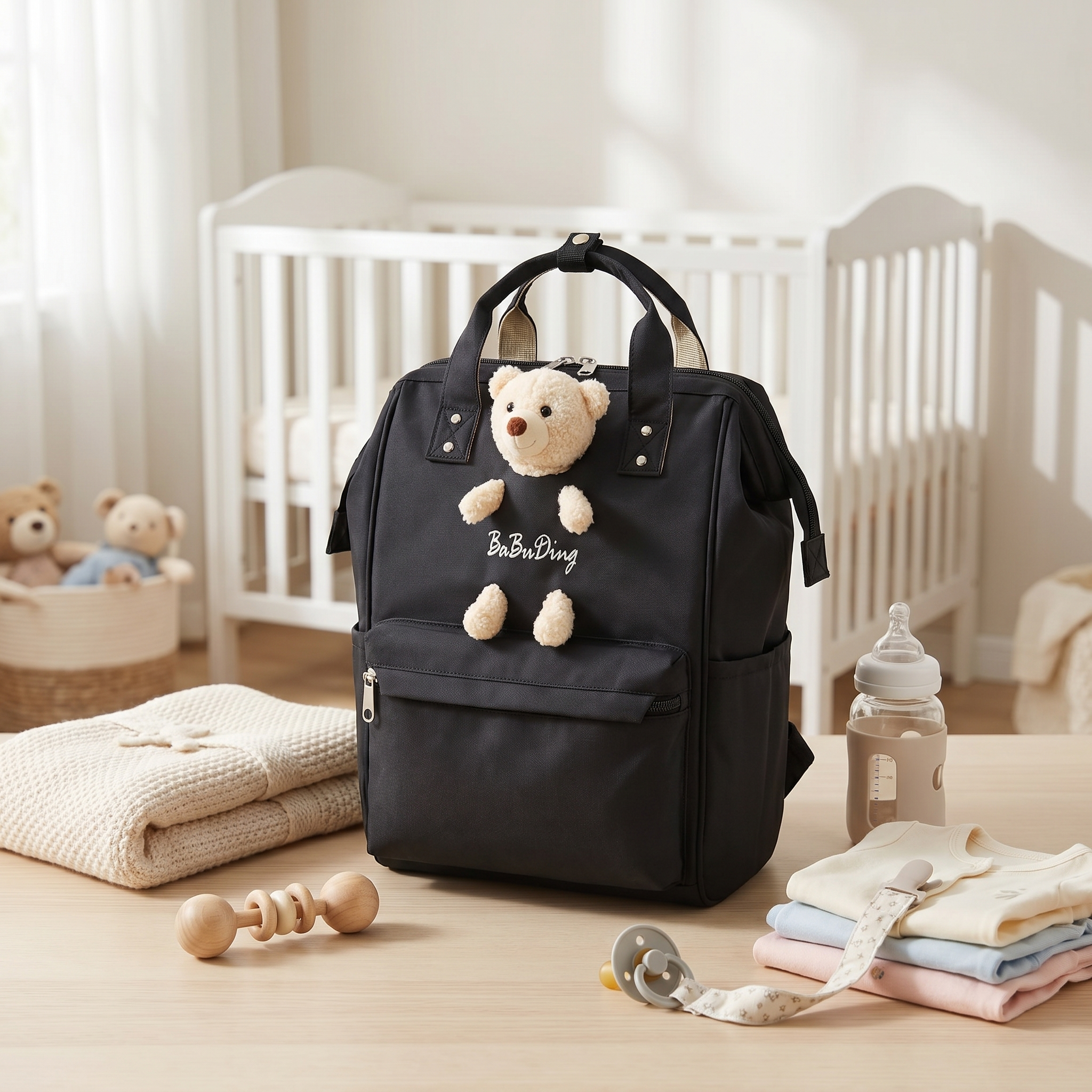 Teddy Bear Premium Diaper Backpack