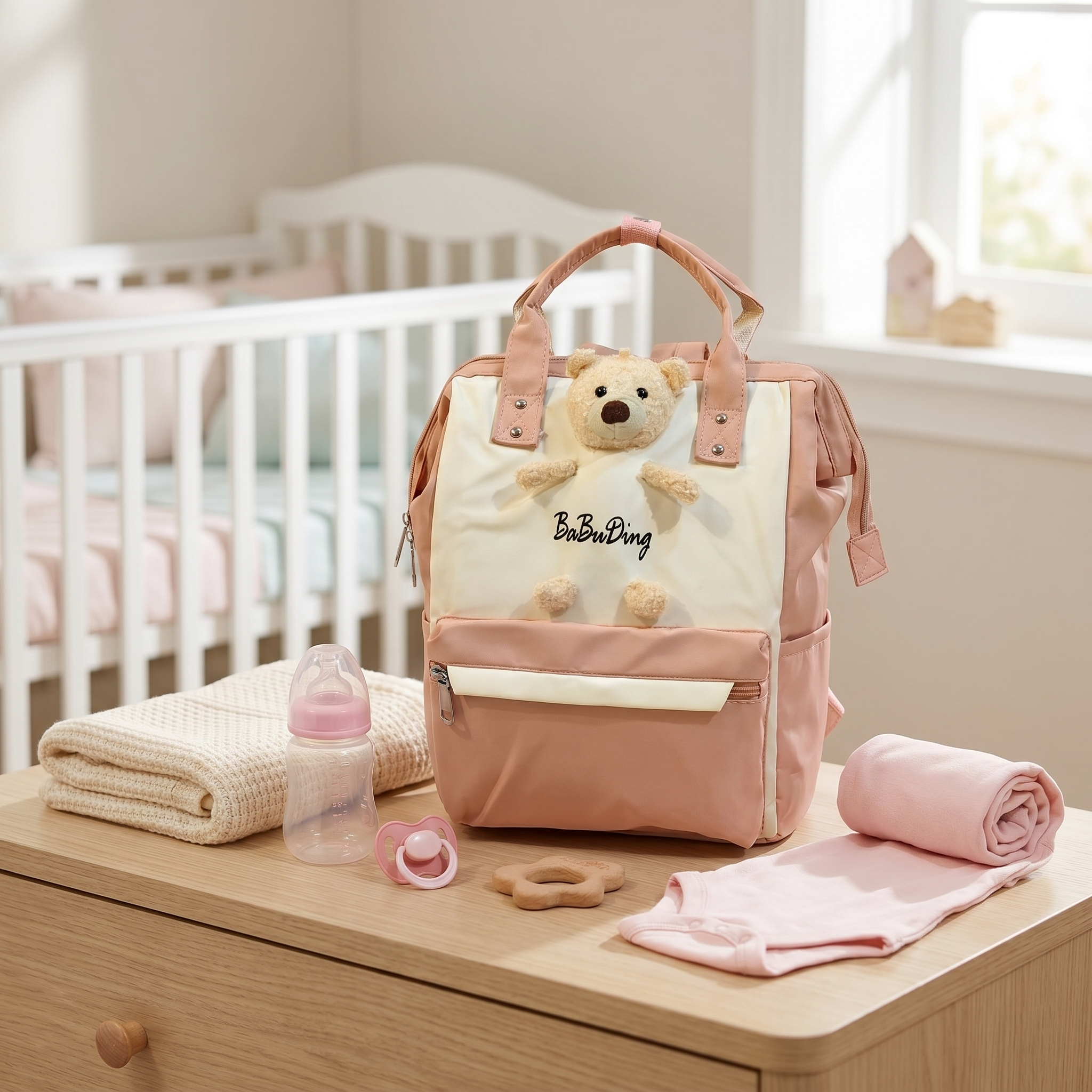 Teddy Bear Premium Diaper Backpack