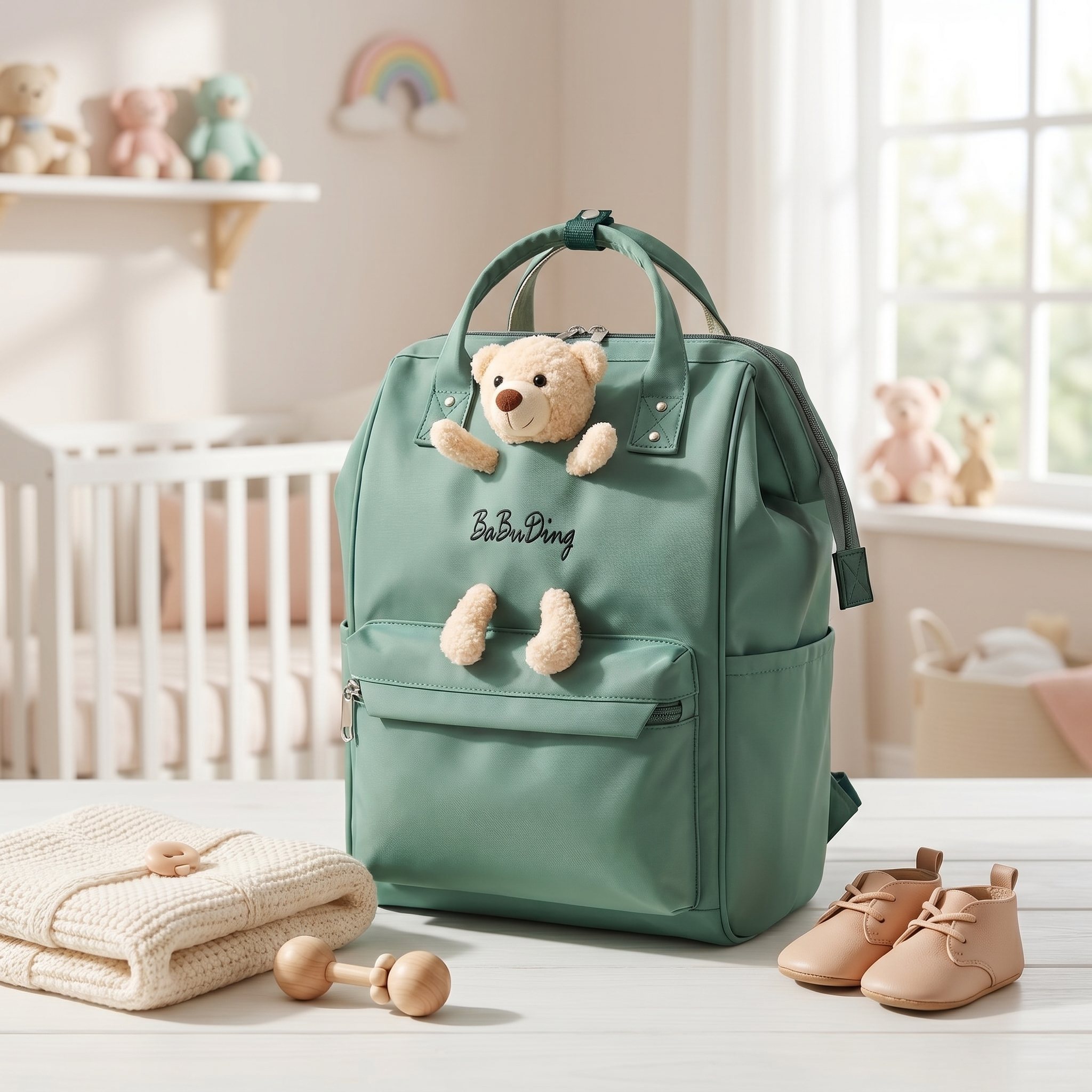 Teddy Bear Premium Diaper Backpack