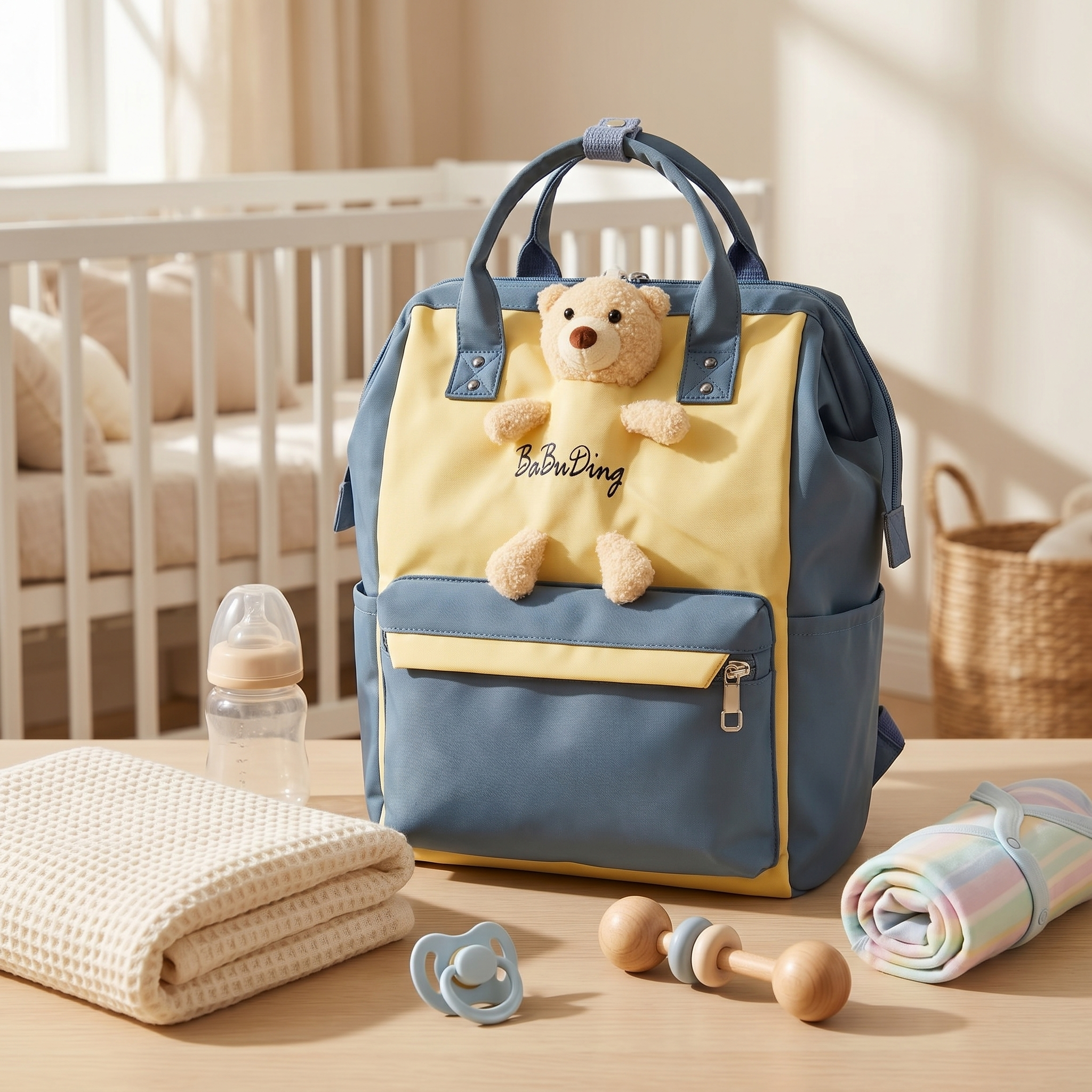 Teddy Bear Premium Diaper Backpack