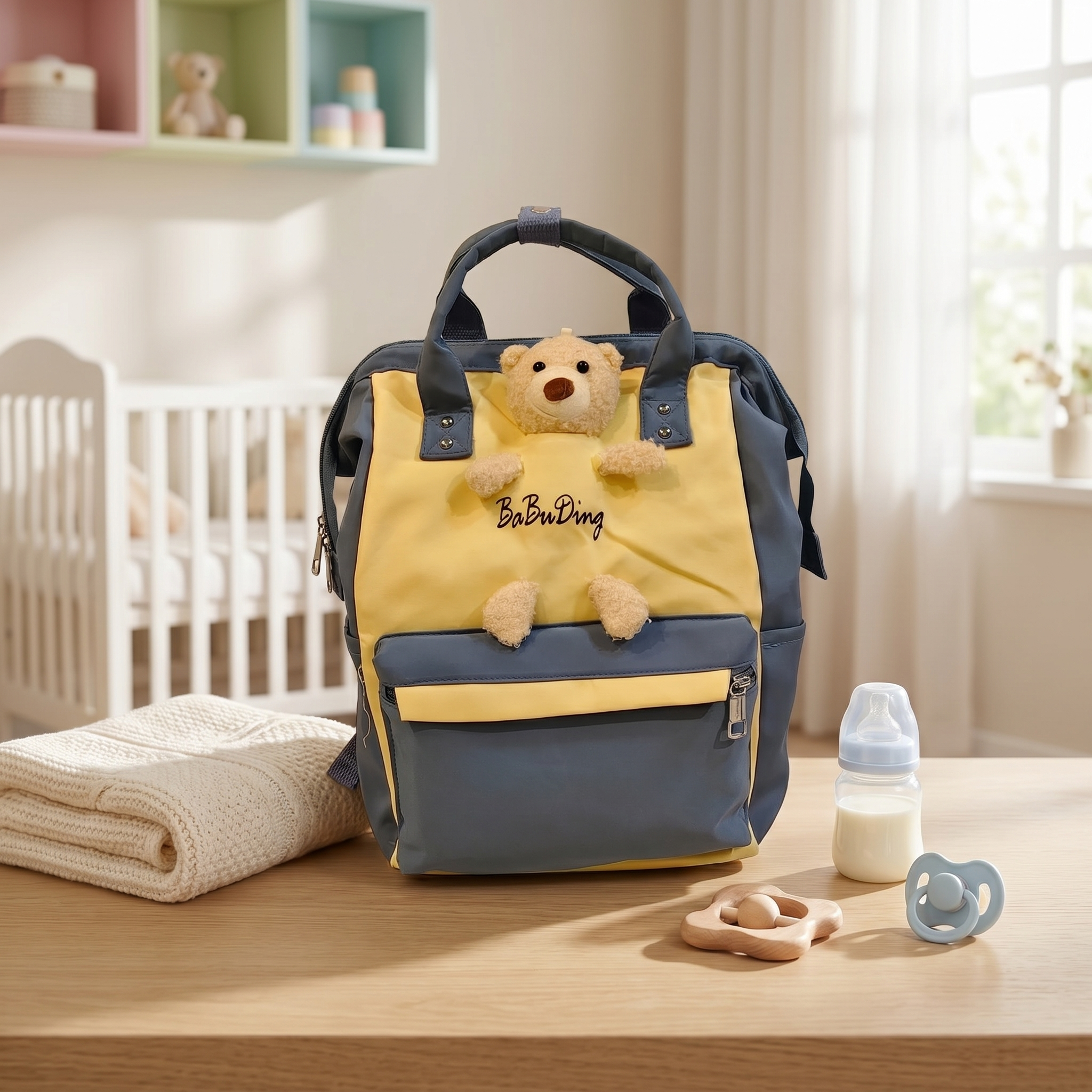 Teddy Bear Premium Diaper Backpack