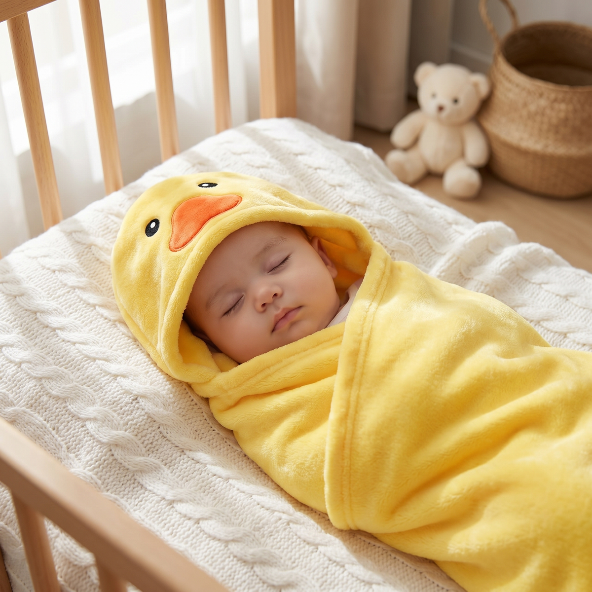 Character Hooded Baby Shawl – 4 Designs