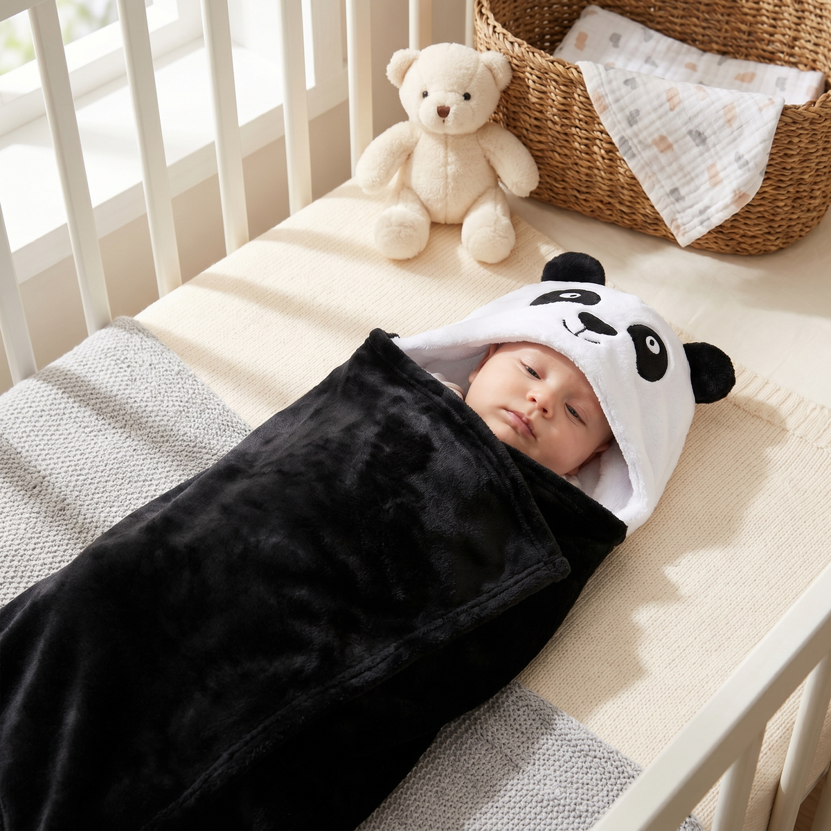 Plush Animal Hooded Baby Blanket – 5 Designs | Faba Kids