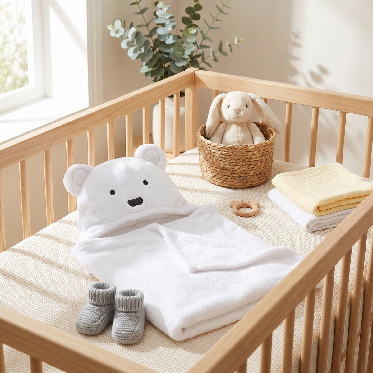 Plush Animal Hooded Baby Blanket – 5 Designs | Faba Kids