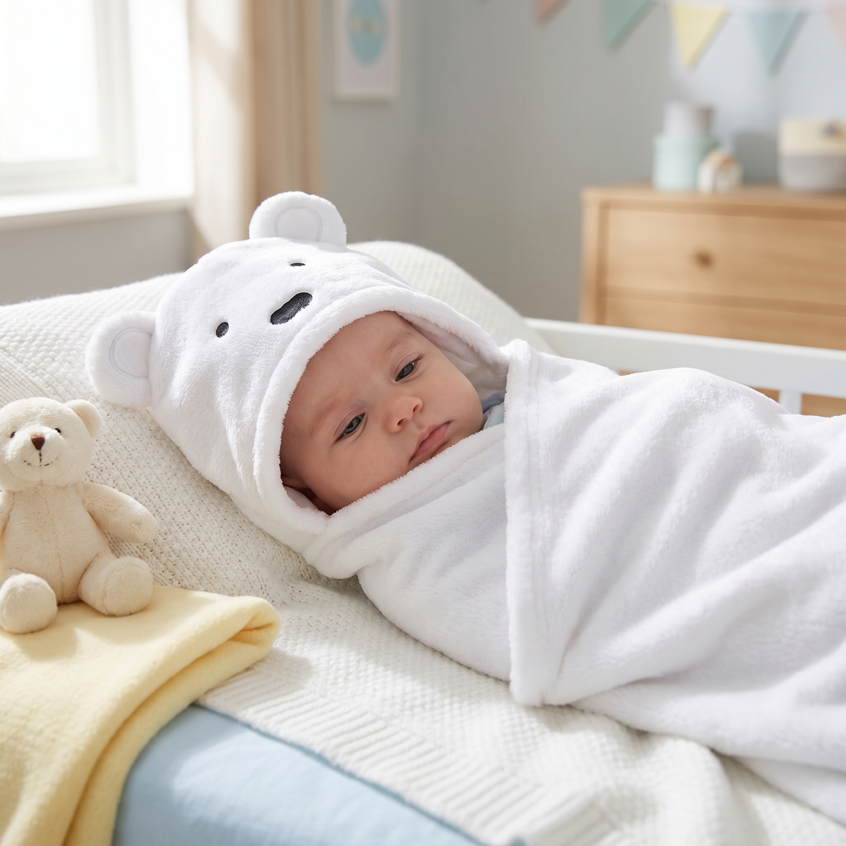 Plush Animal Hooded Baby Blanket – 5 Designs | Faba Kids
