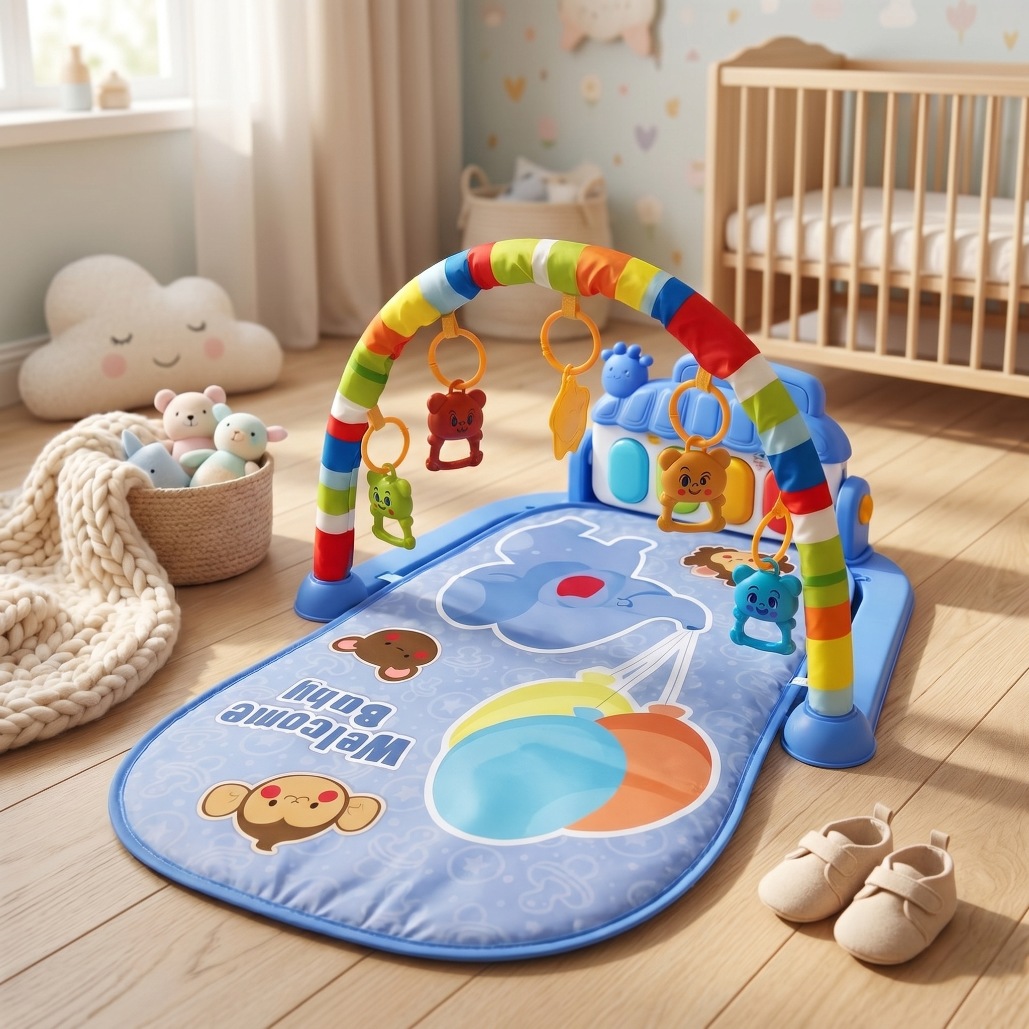 Baby Musical Activity Play Gym & Play Mat