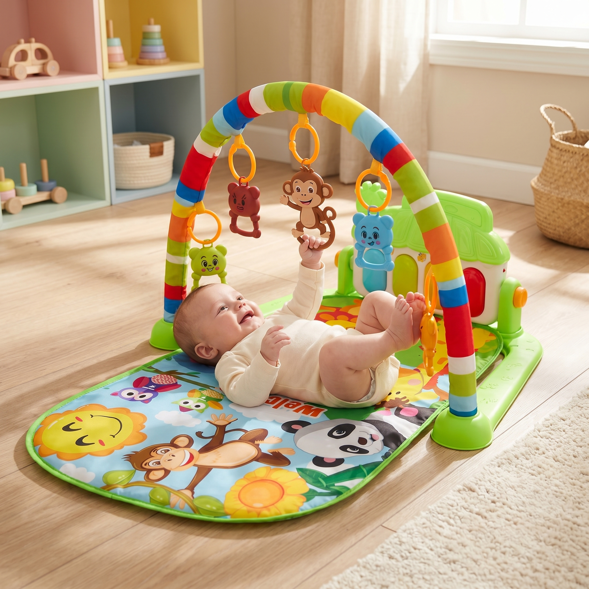 Baby Musical Activity Play Gym & Play Mat