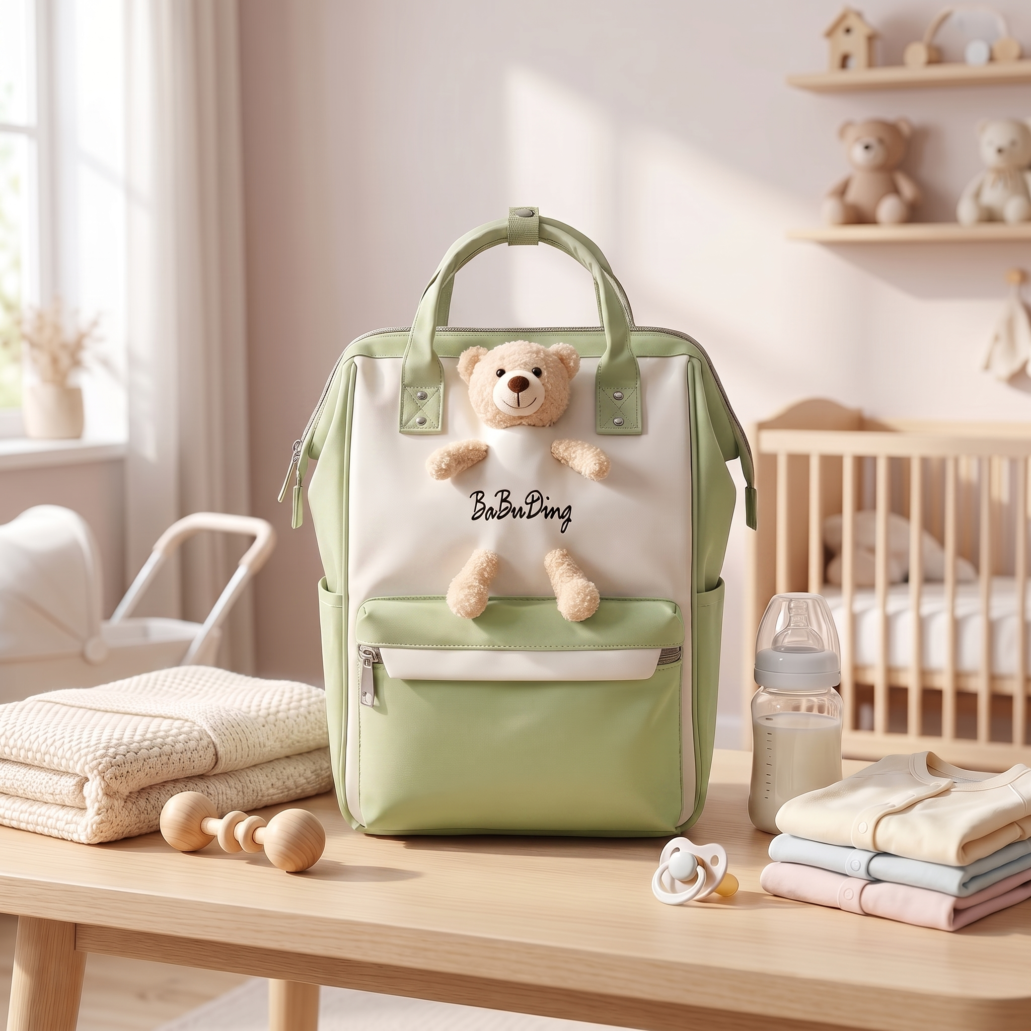 Teddy Bear Premium Diaper Backpack