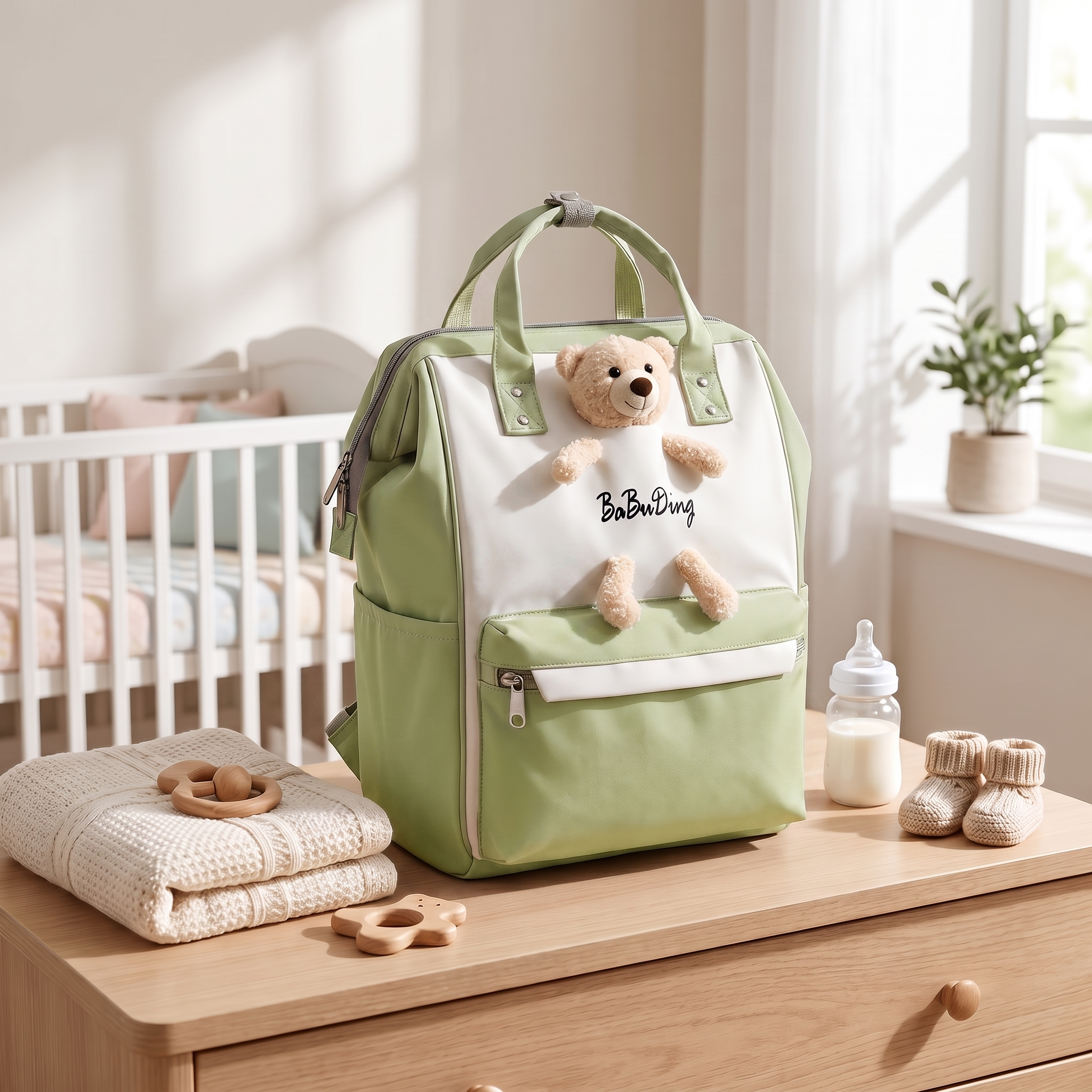 Teddy Bear Premium Diaper Backpack