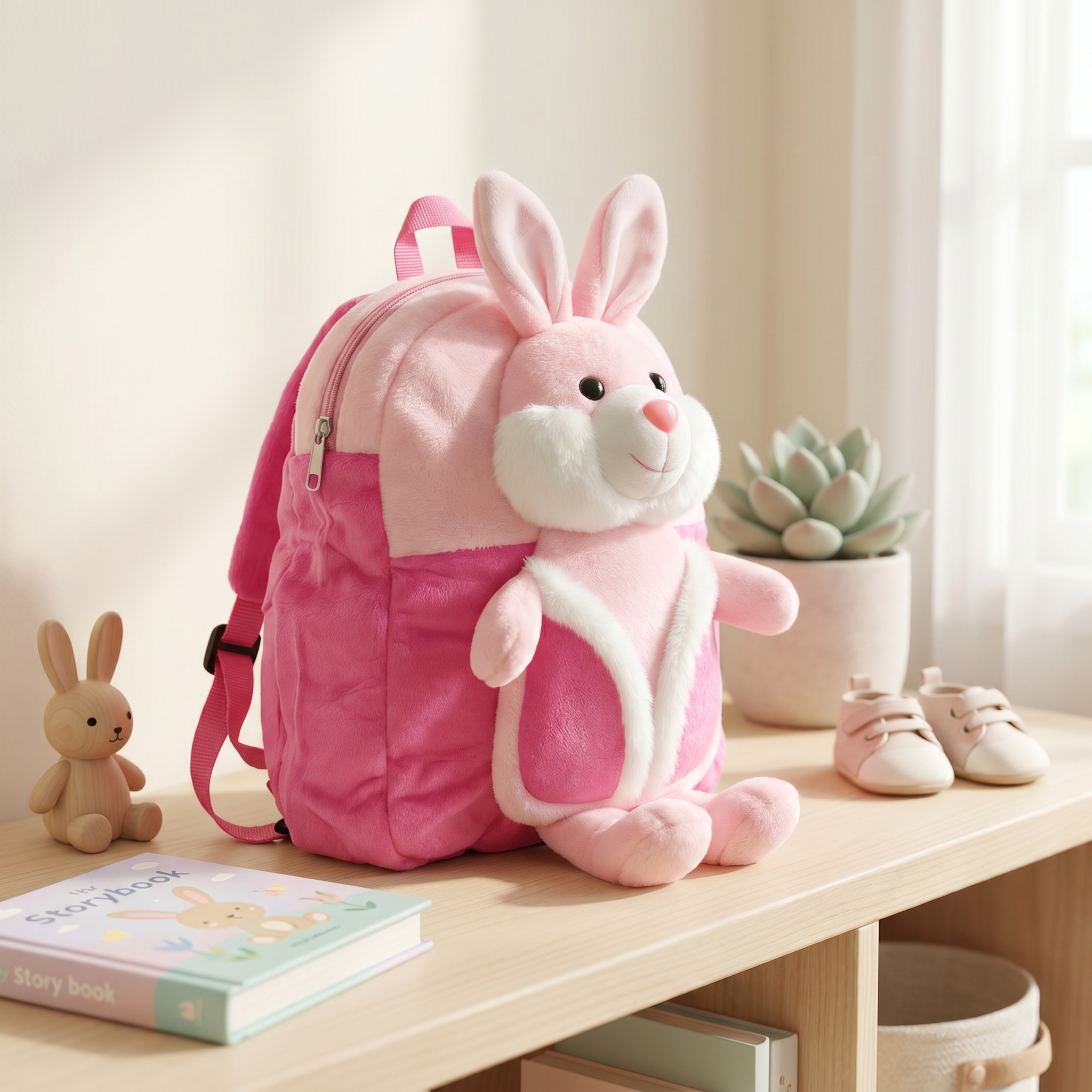 Cute Plush Animal Kids Backpack Collection – Soft Toddler School & Travel Bag (5 Designs)