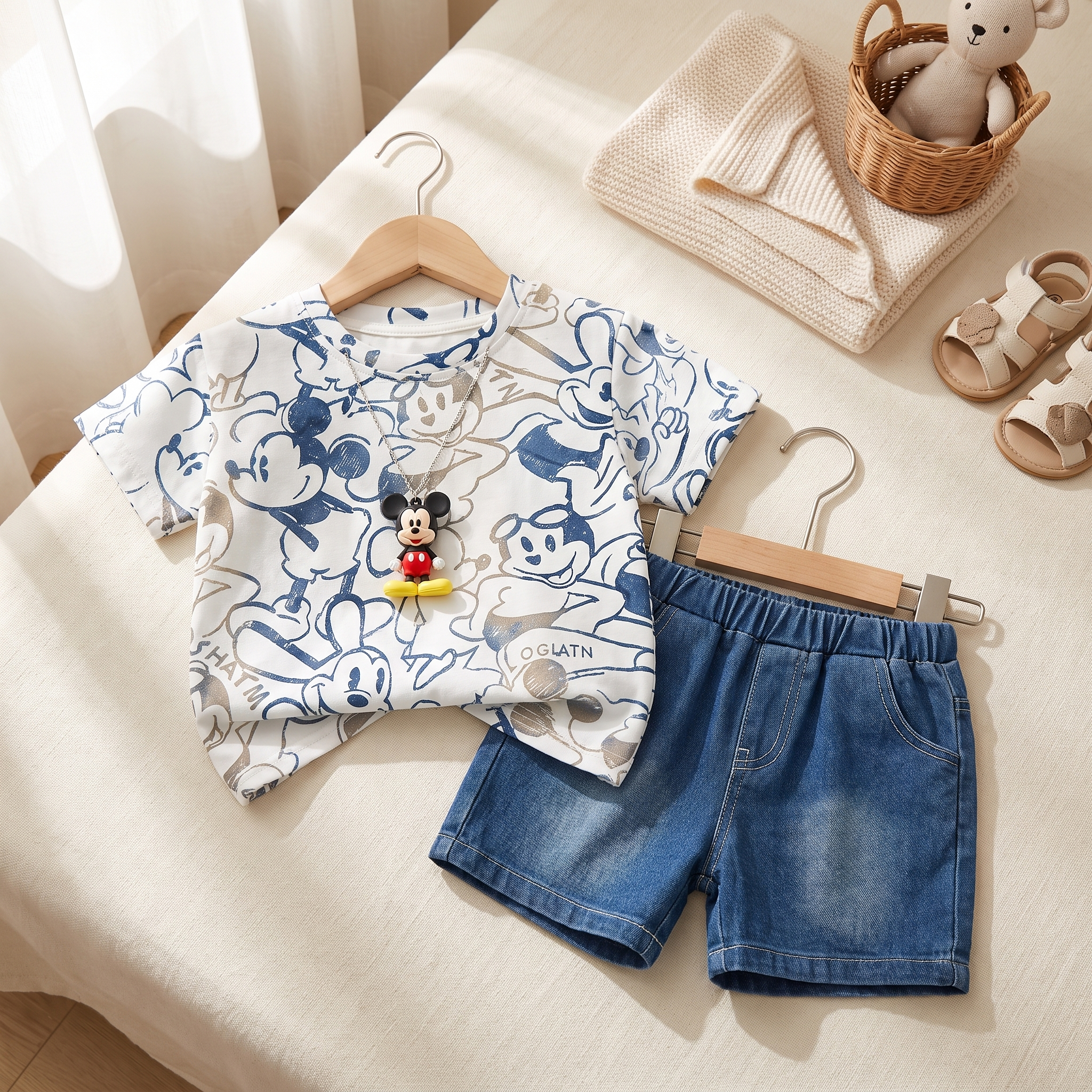 Mickey Denim Summer Set