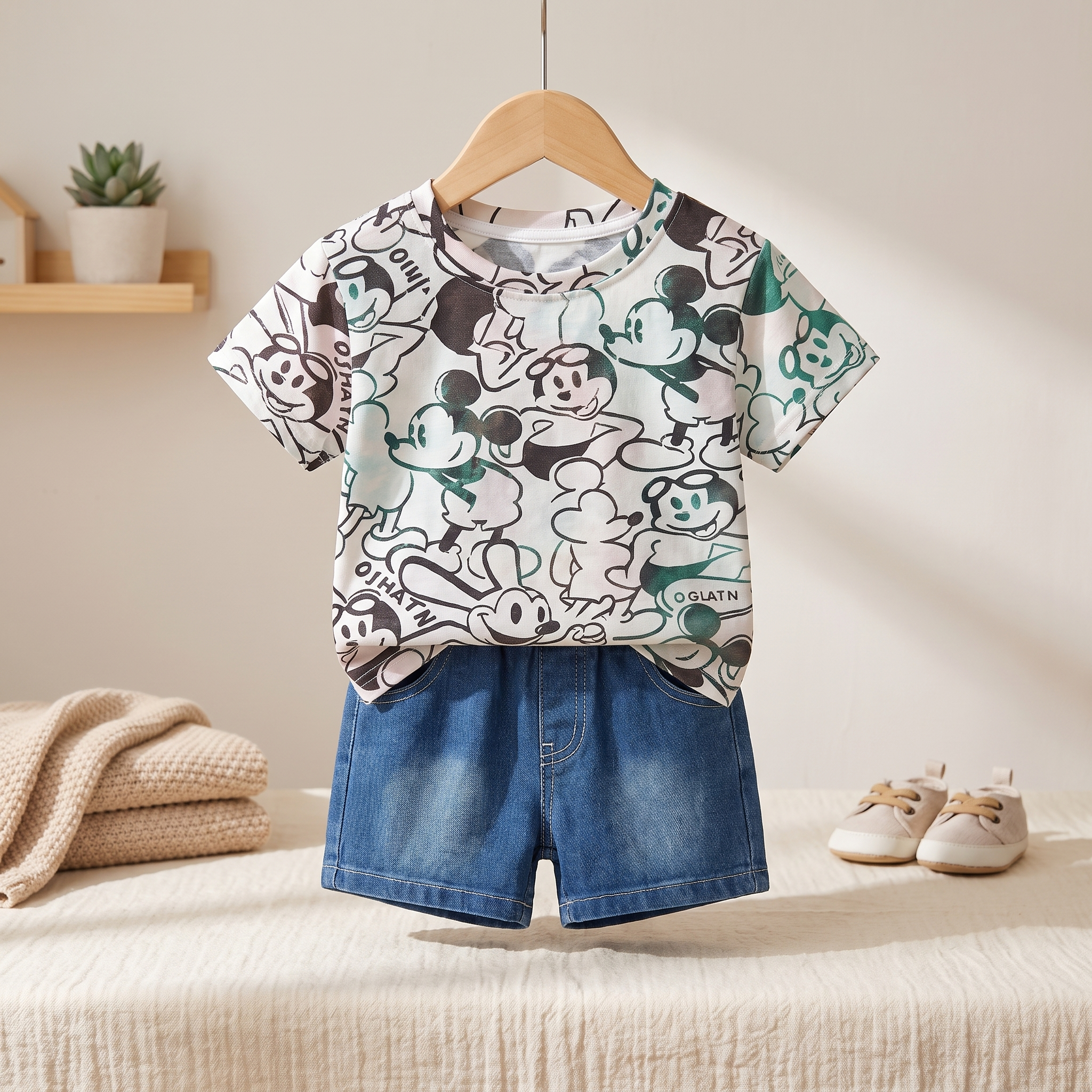 Mickey Denim Summer Set
