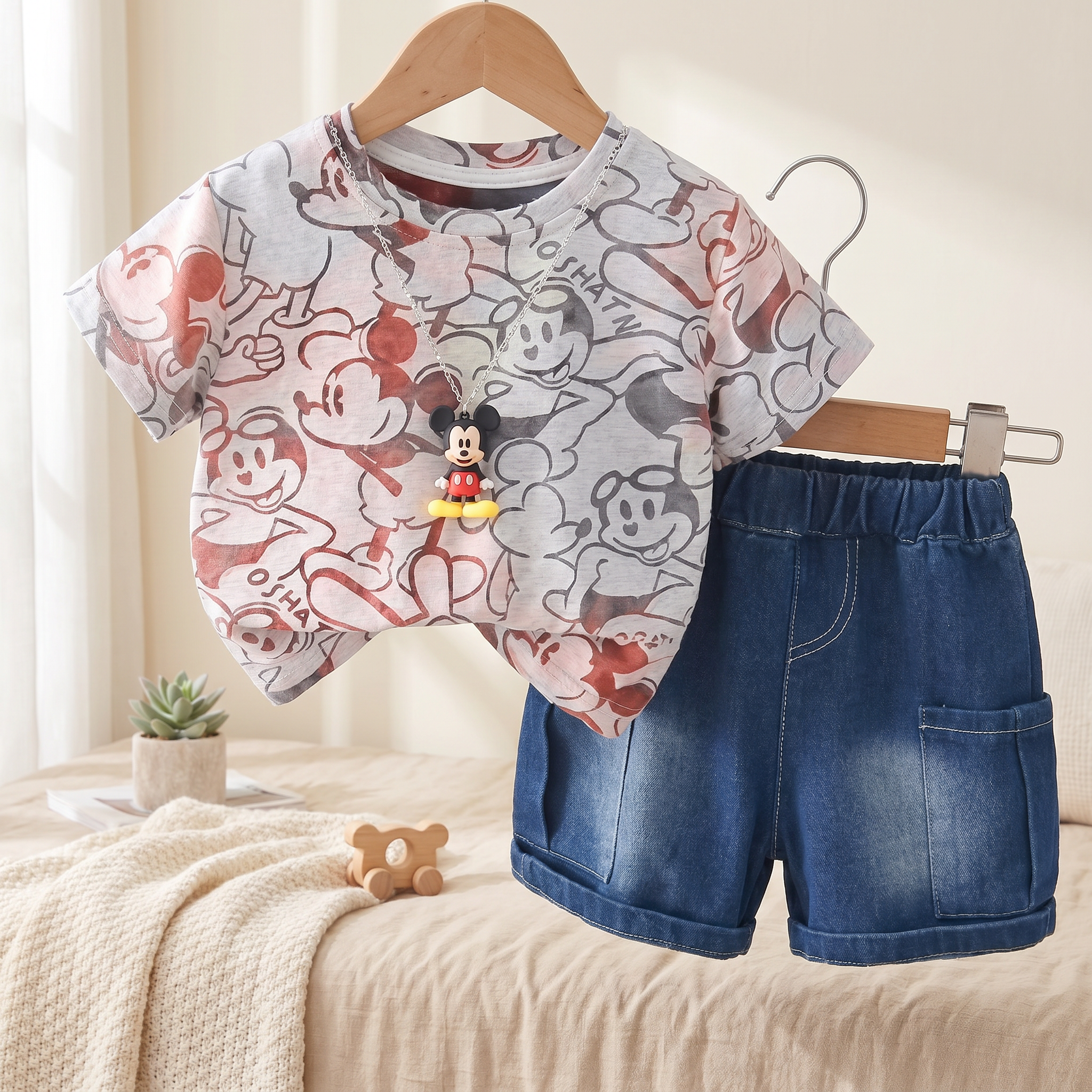 Mickey Denim Summer Set