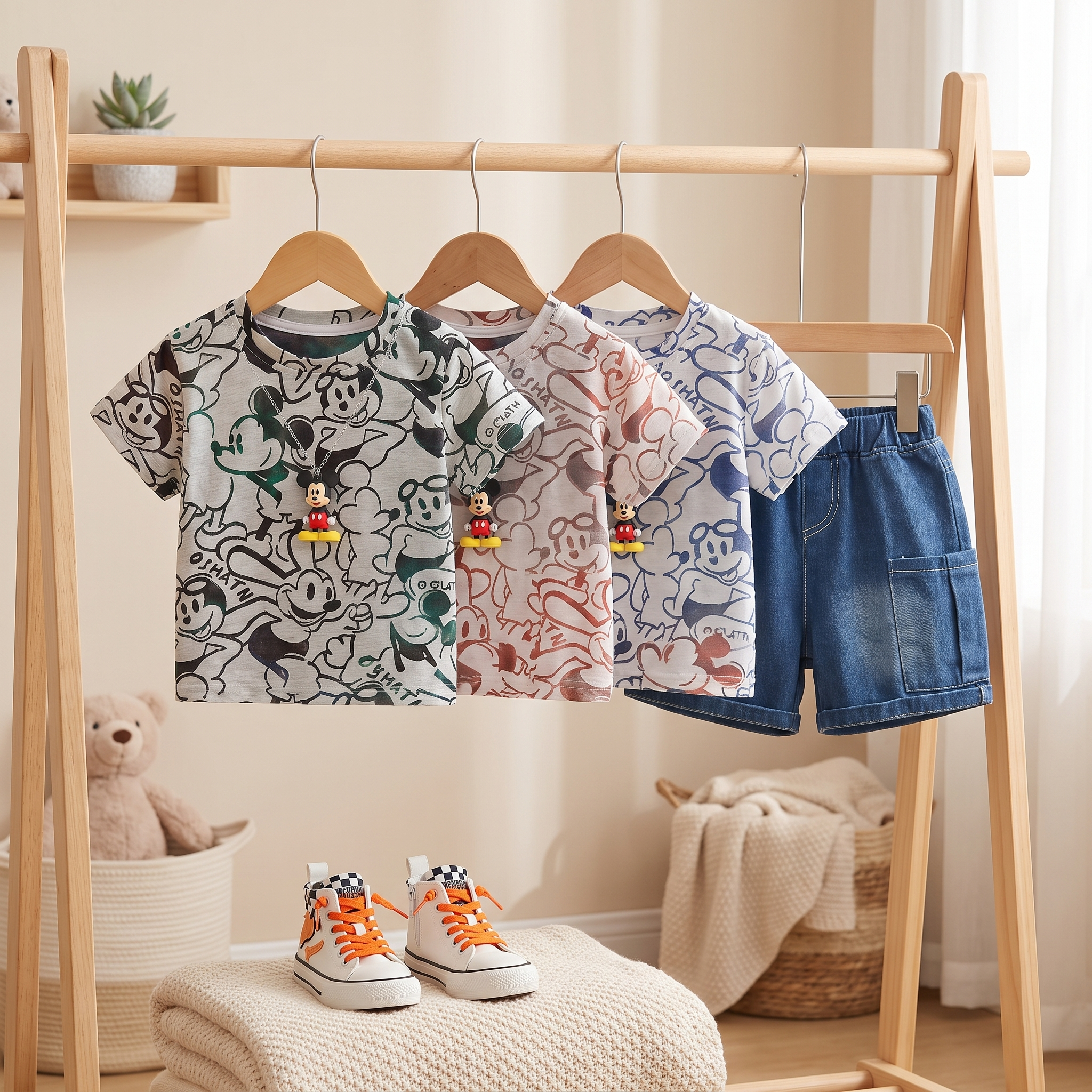 Mickey Denim Summer Set