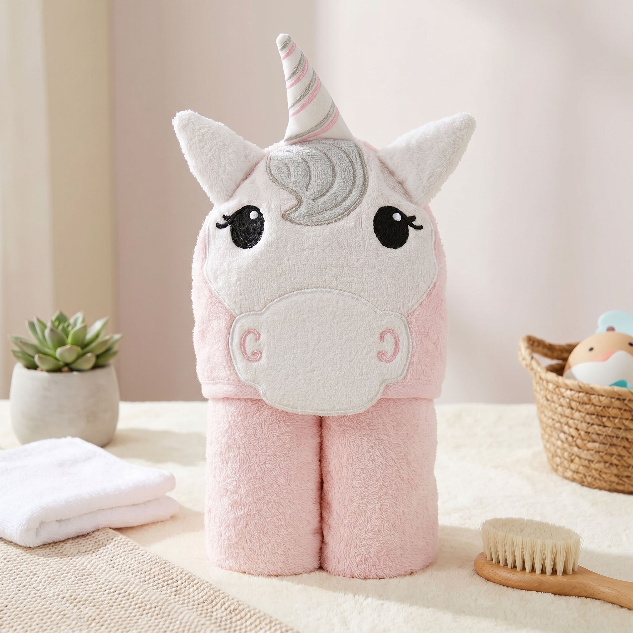 Character Hooded Baby Towel