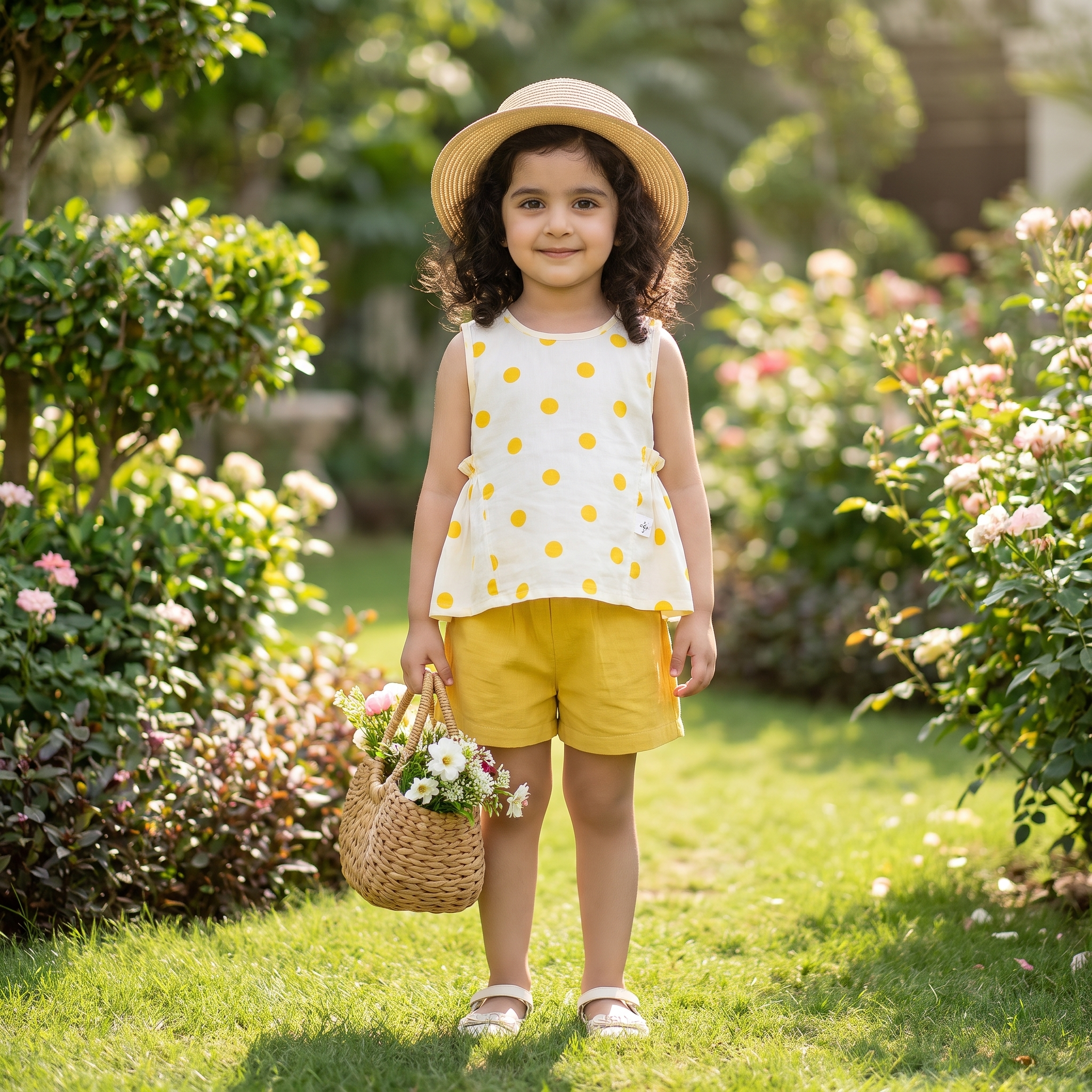 Polka Dot Girls Co-Ord Set