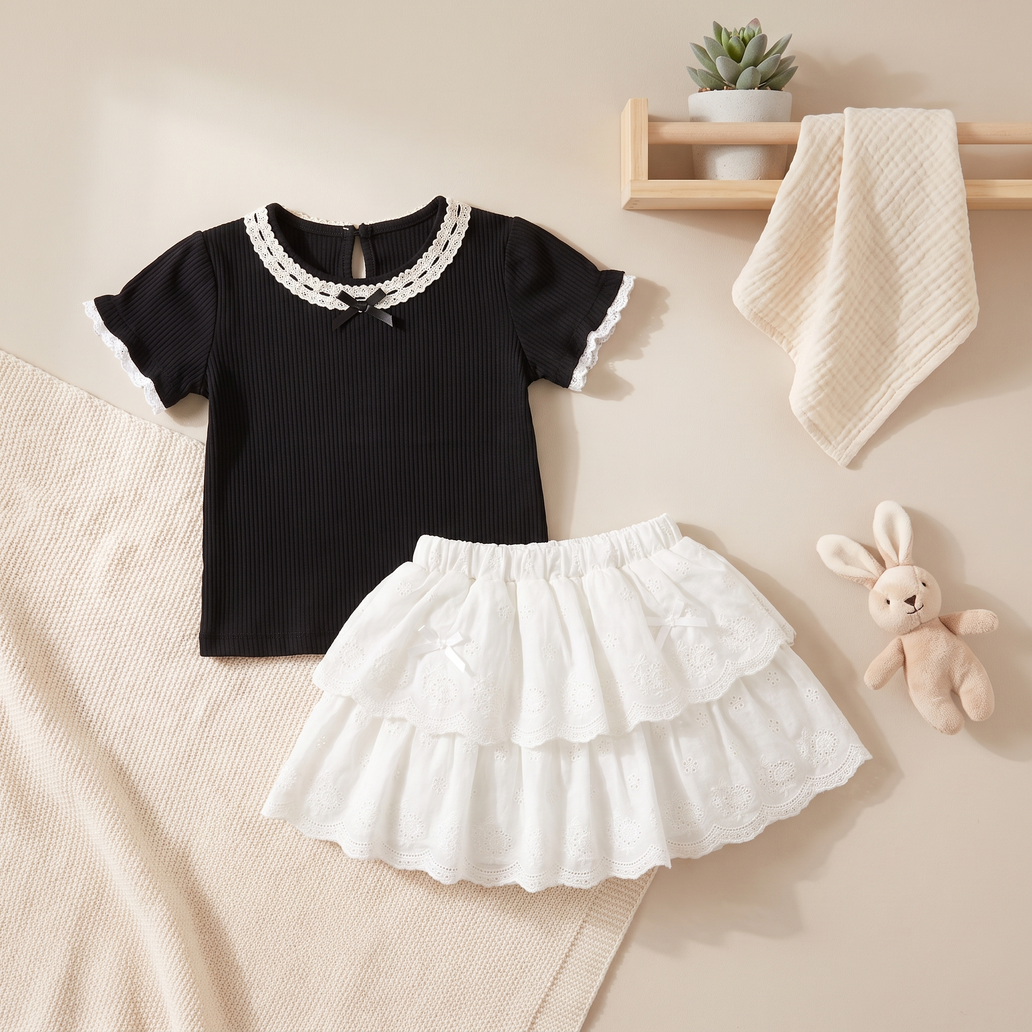 Bella Lace Skirt Set