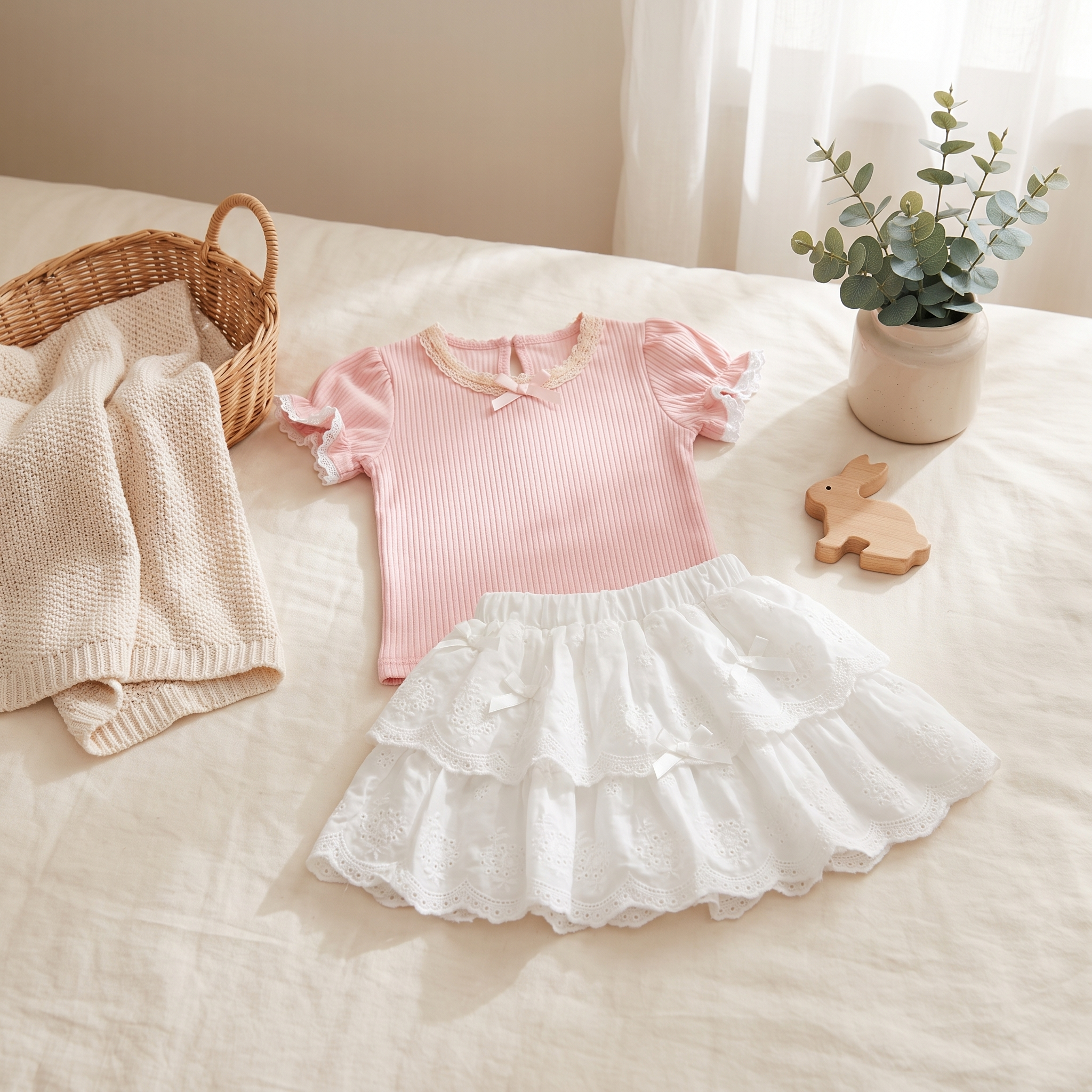 Bella Lace Skirt Set