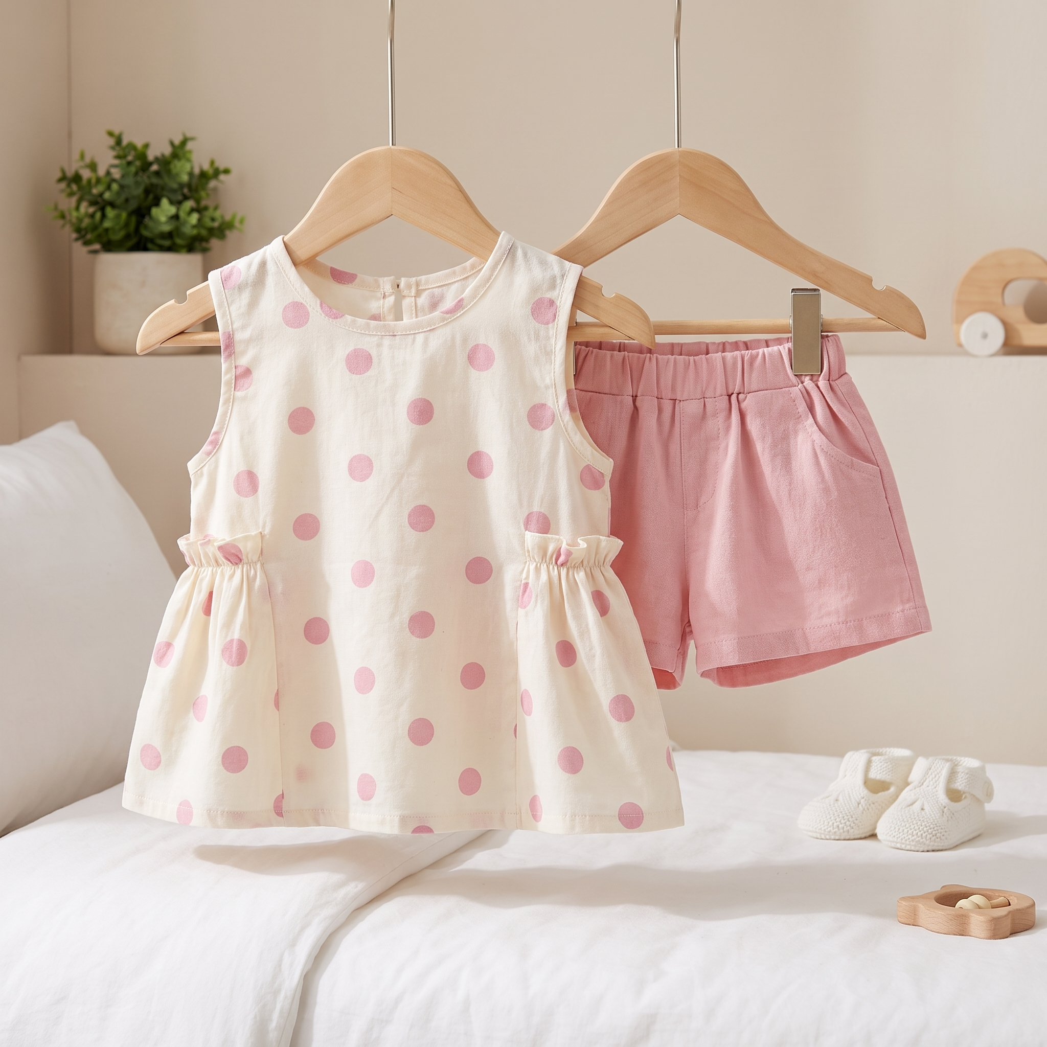 Polka Dot Girls Co-Ord Set