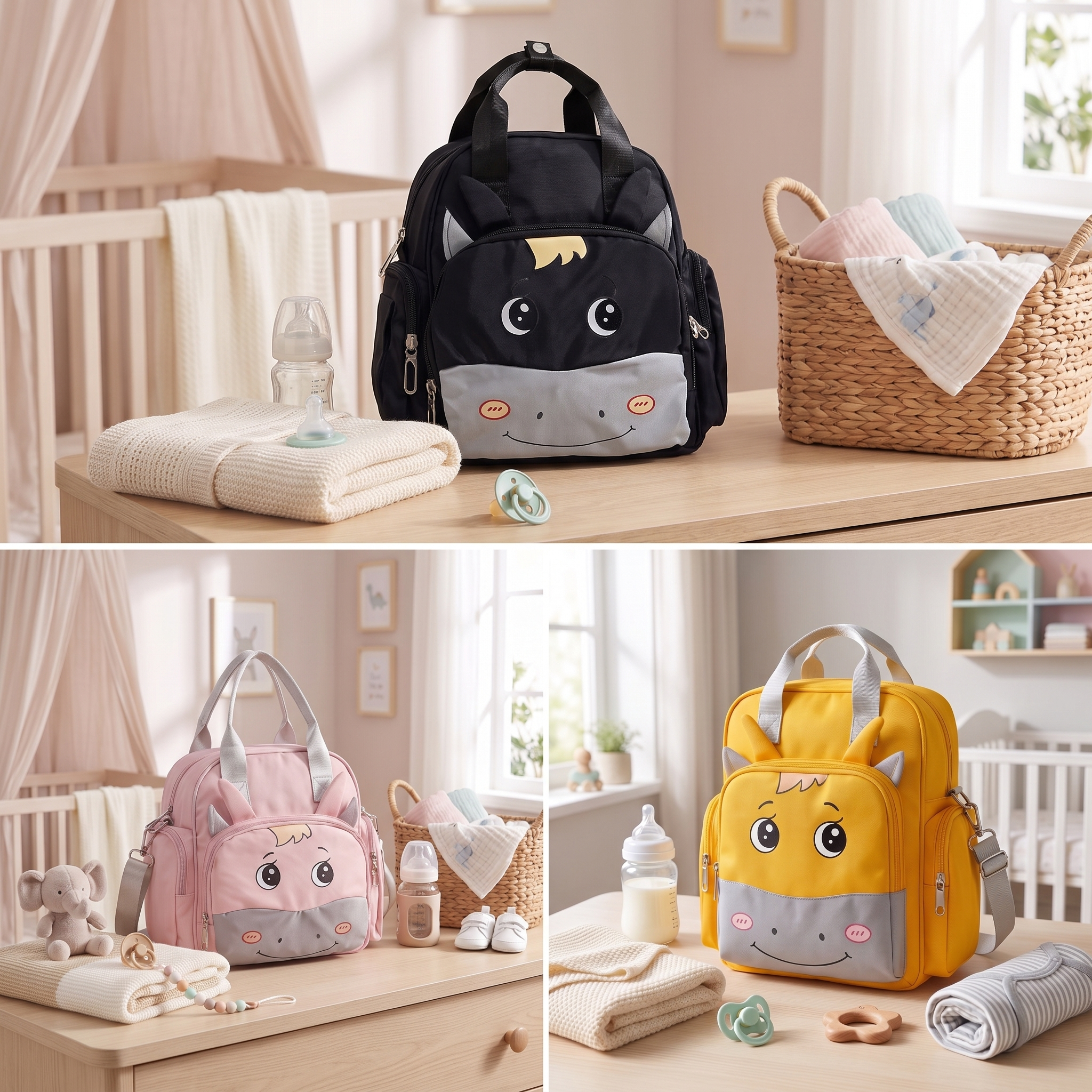 Cartoon Baby Diaper Bag
