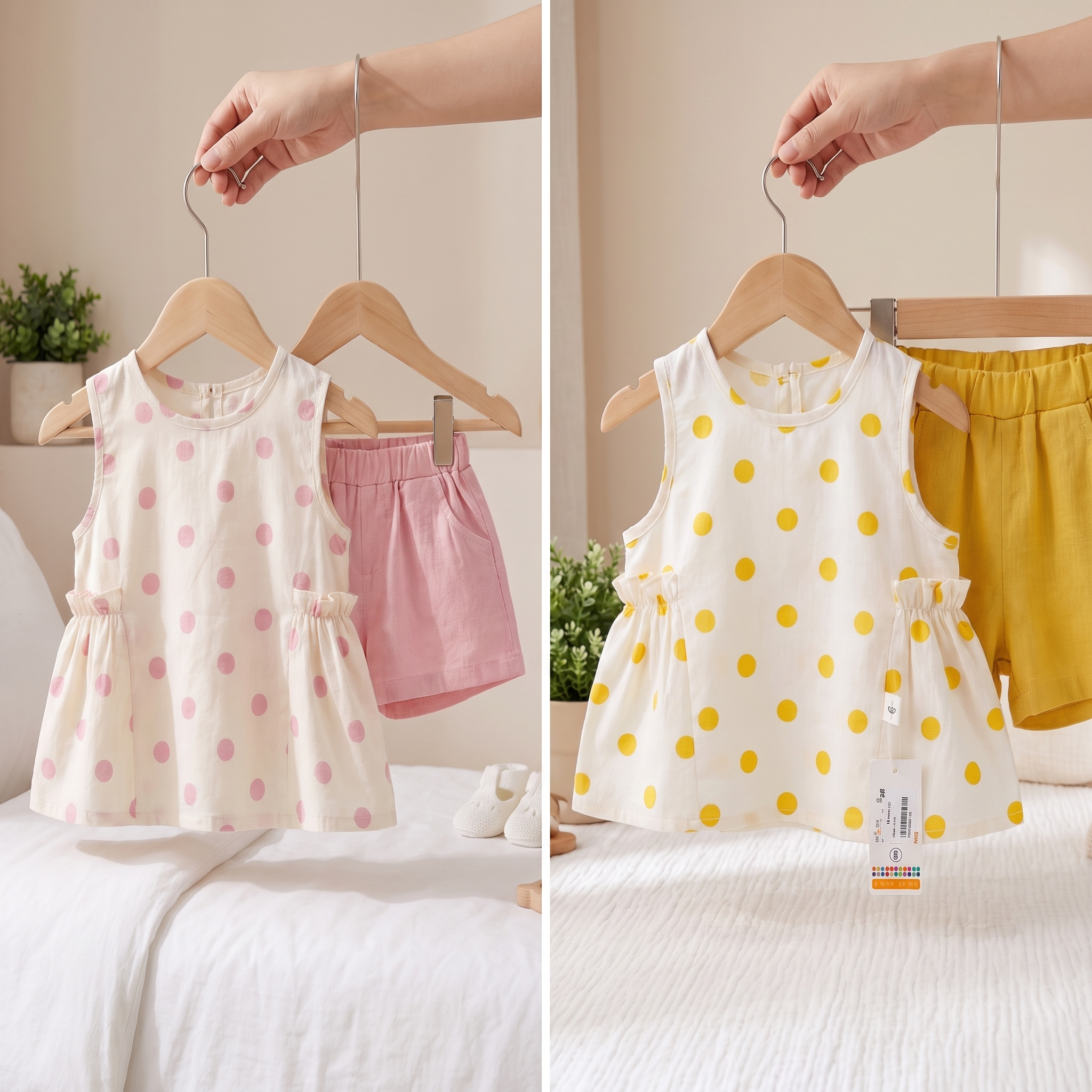 Polka Dot Girls Co-Ord Set