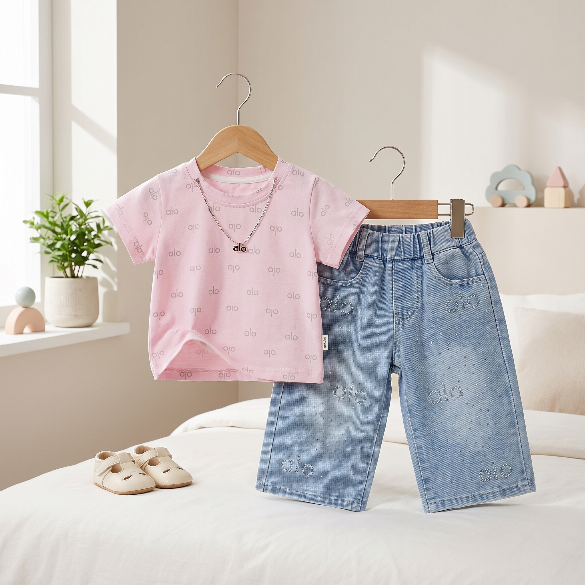 Alo Denim Set