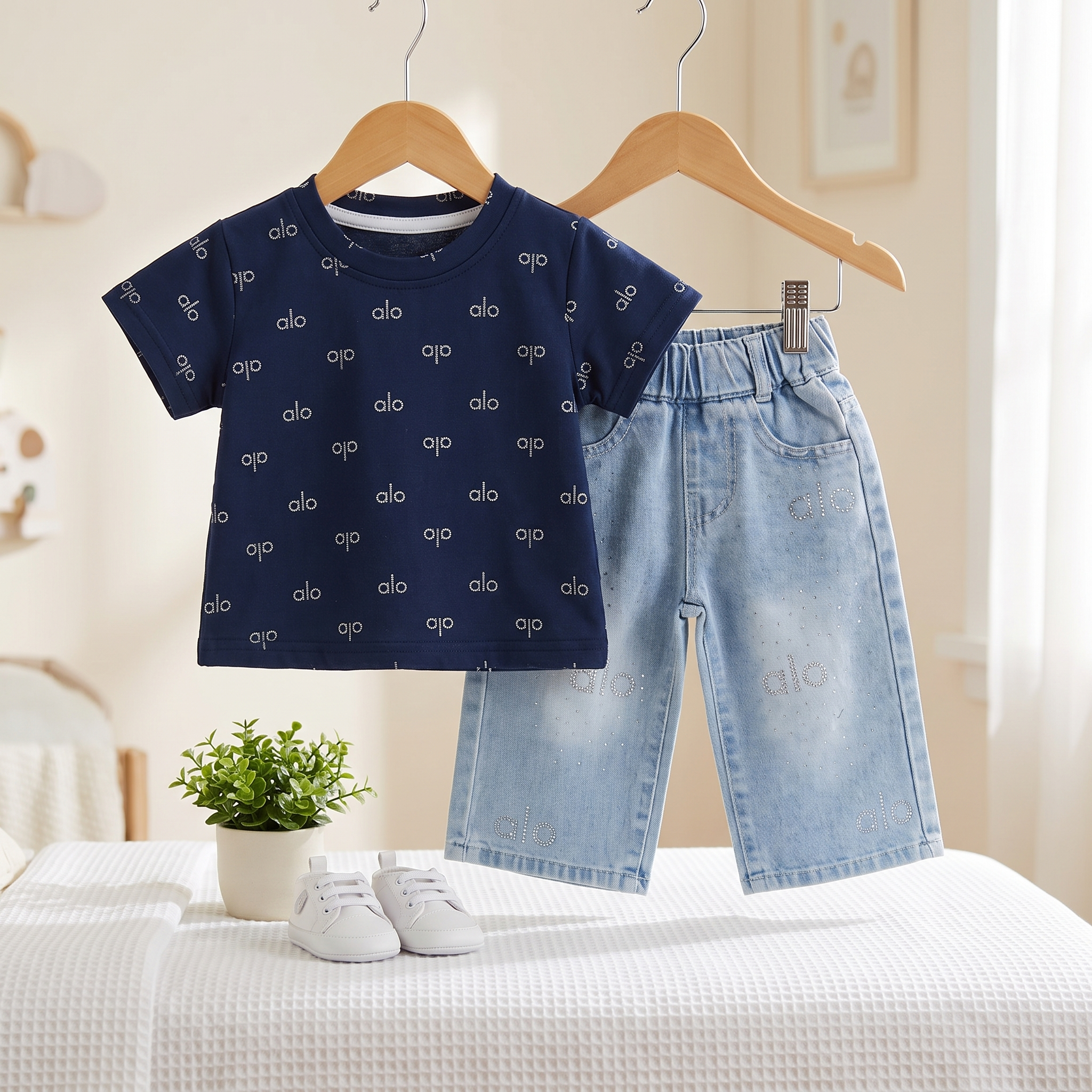 Alo Denim Set
